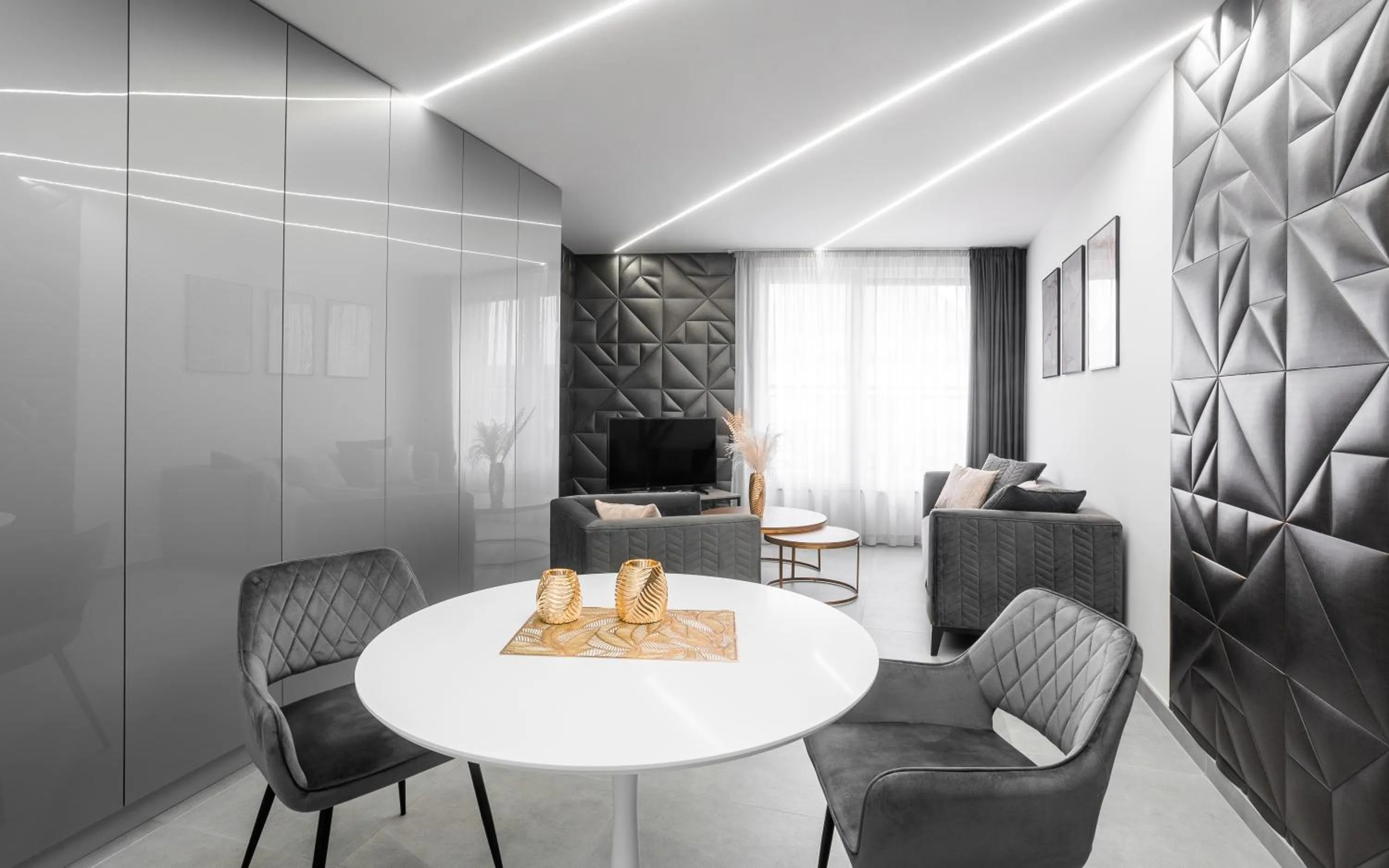 Living room in Avand Apartments Debrecen