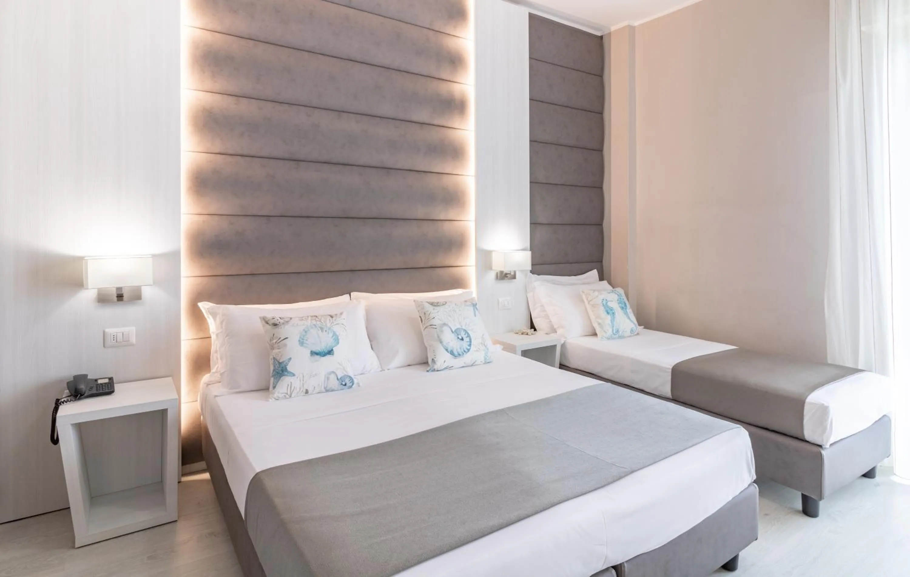 Bed in Hotel Biancamano