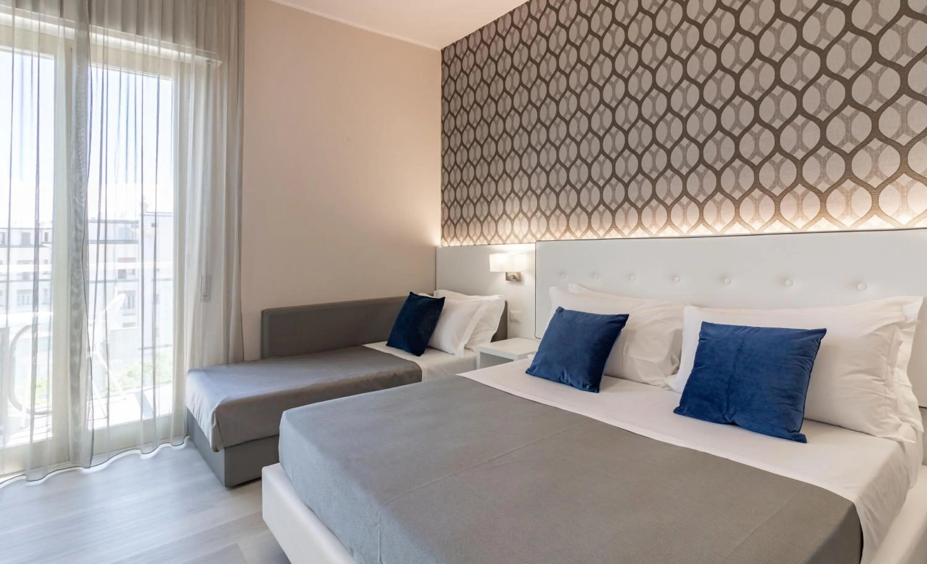 Bed in Hotel Biancamano