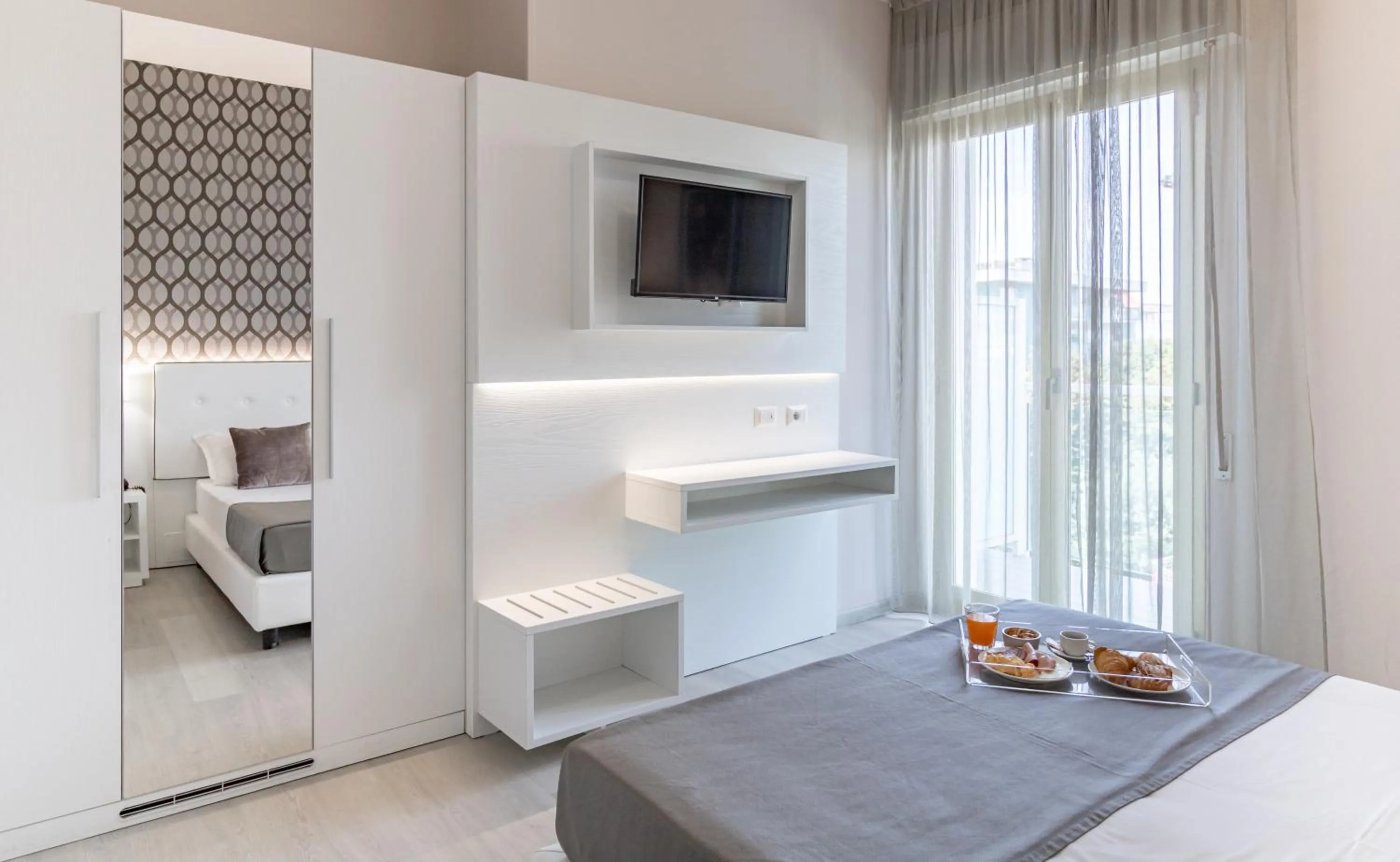 Bed in Hotel Biancamano