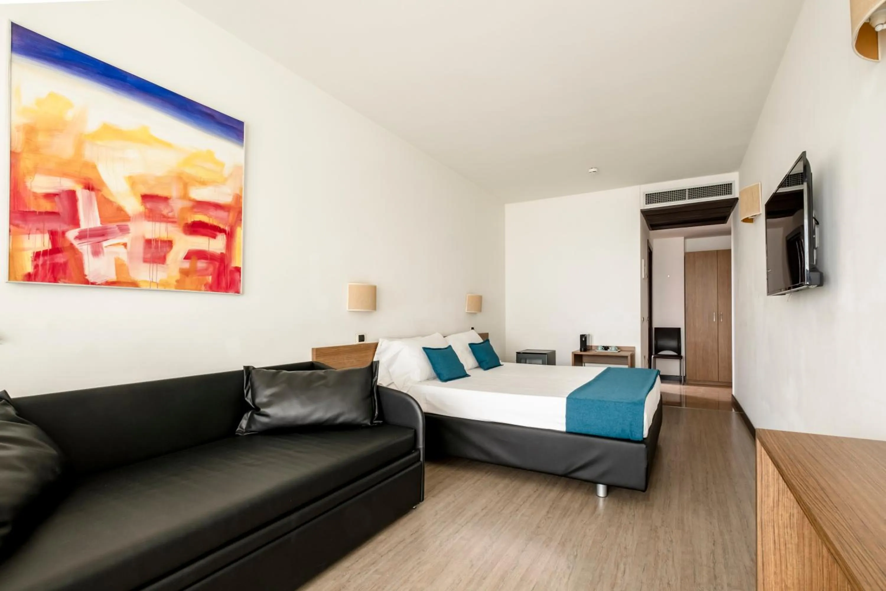 Bed in Hotel Cristallo