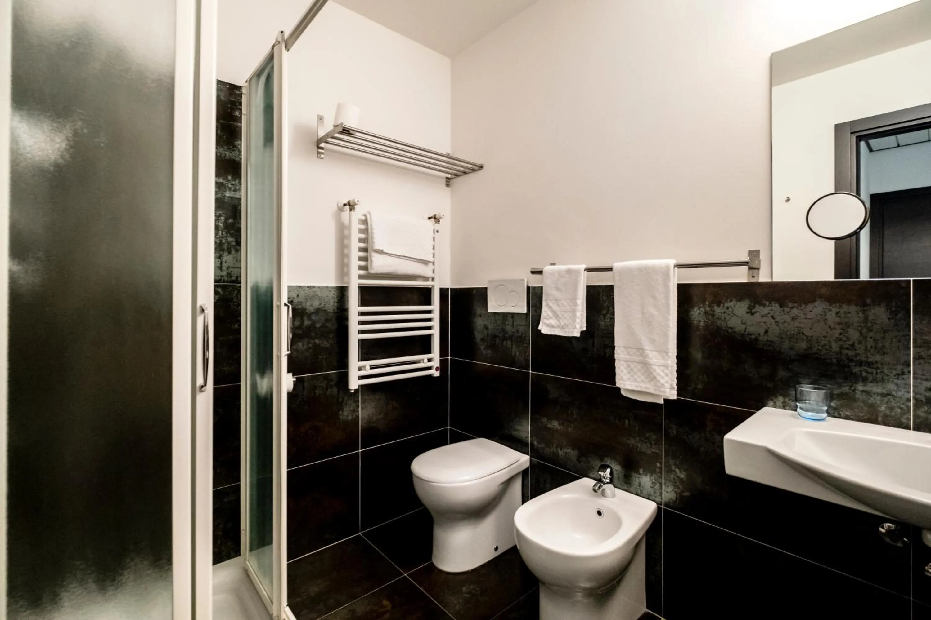 Shower in Hotel Cristallo