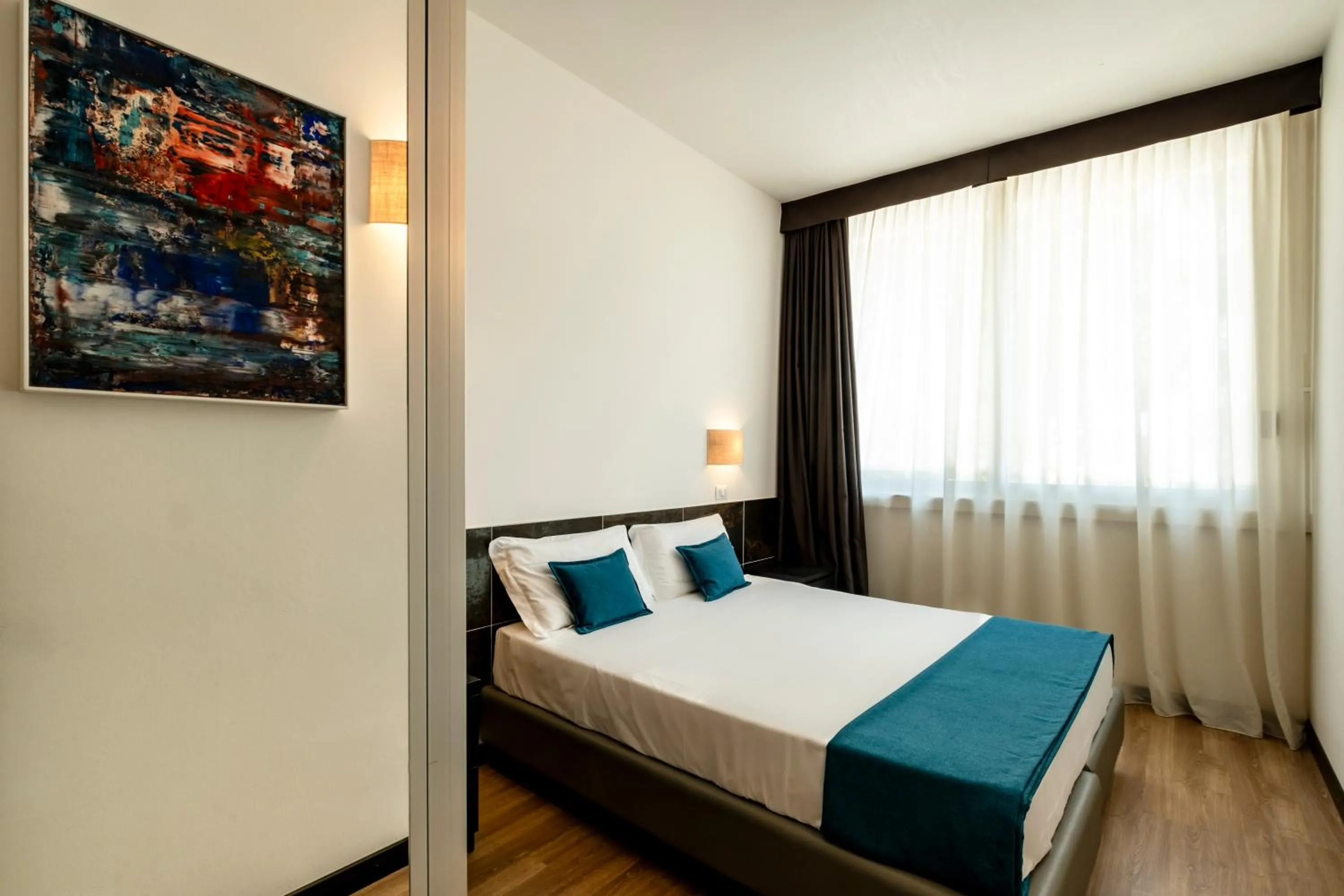 Bed in Hotel Cristallo