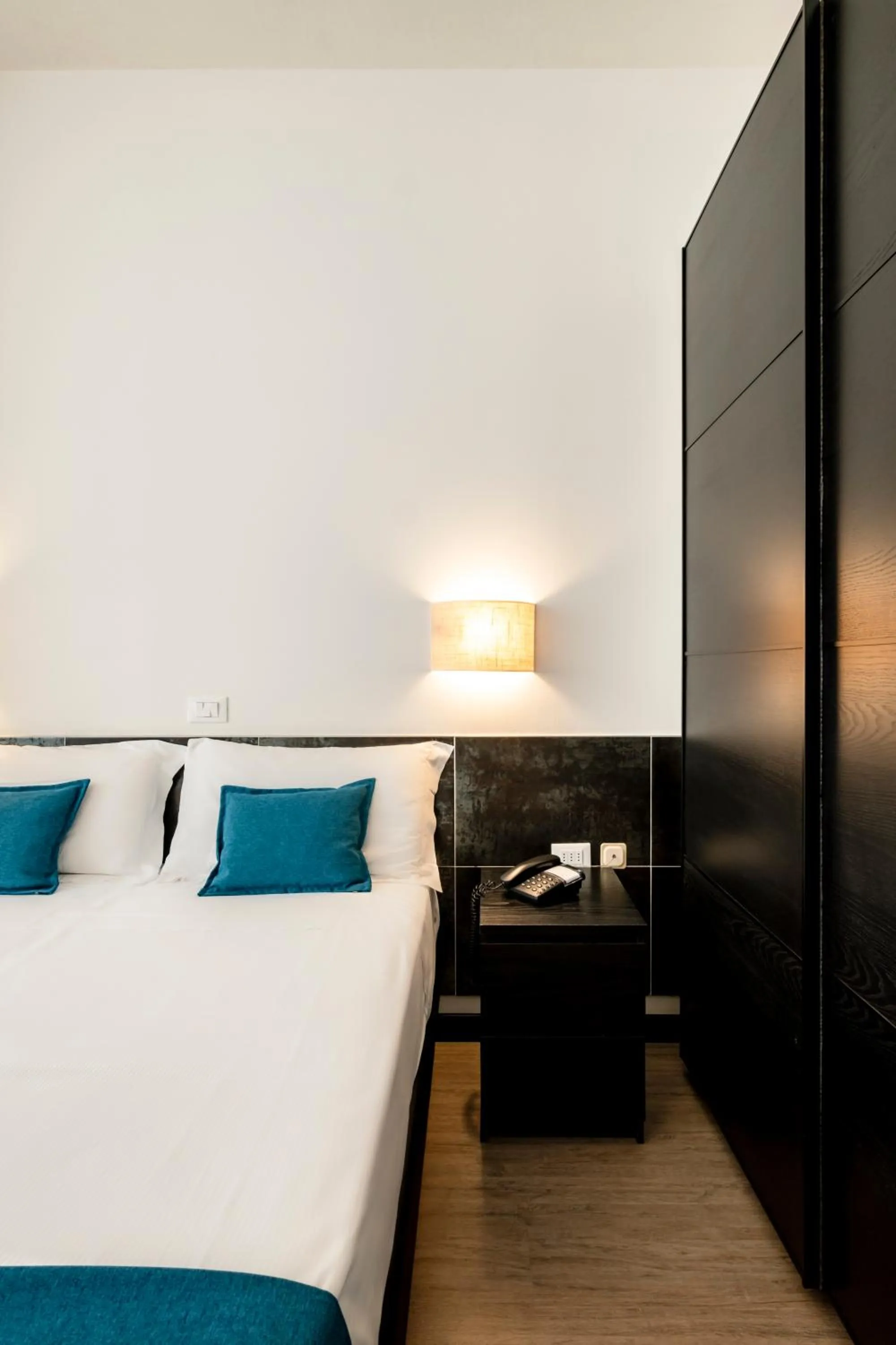 Bed in Hotel Cristallo