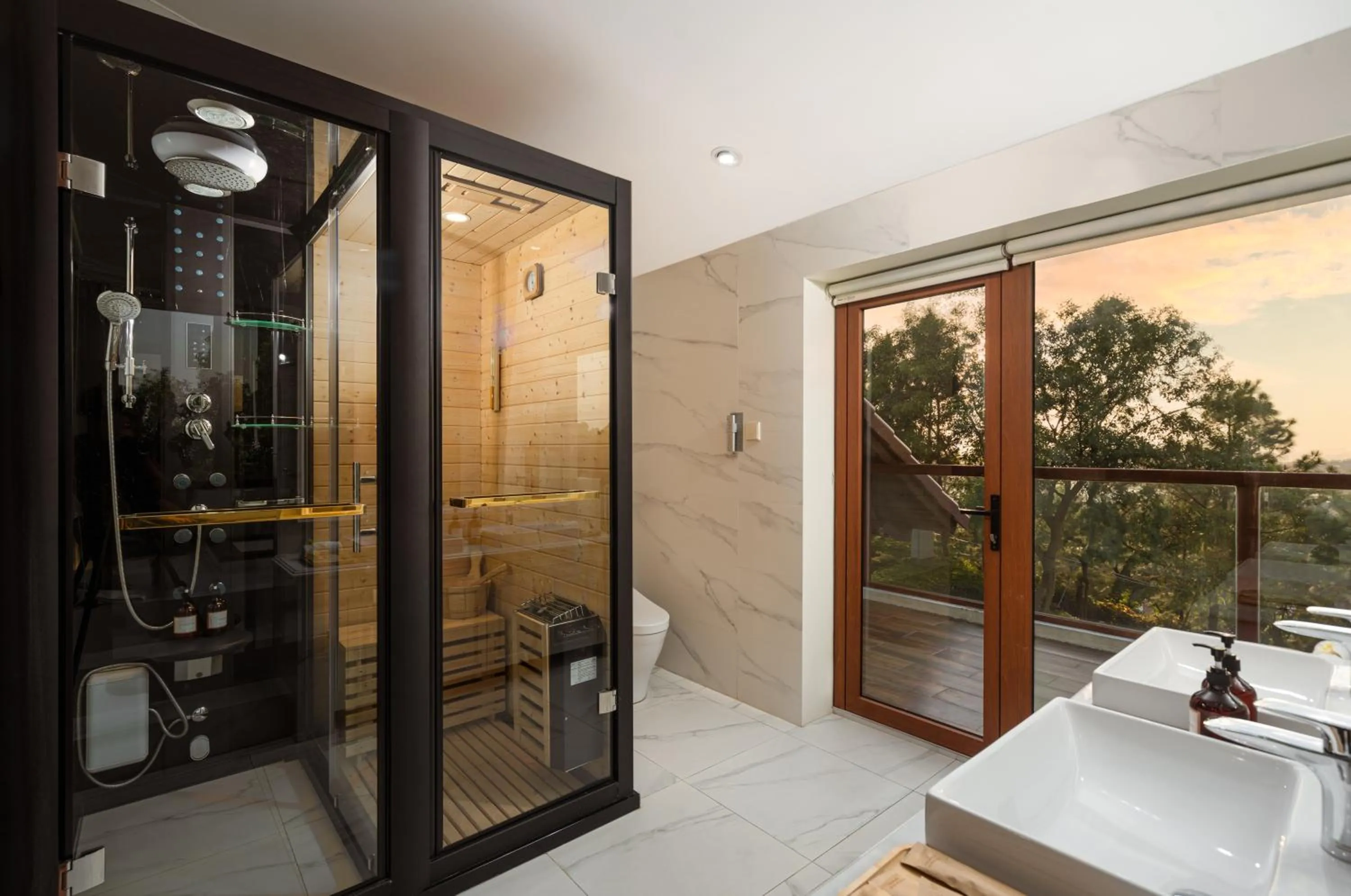 Sauna in Senna Wellness Retreat