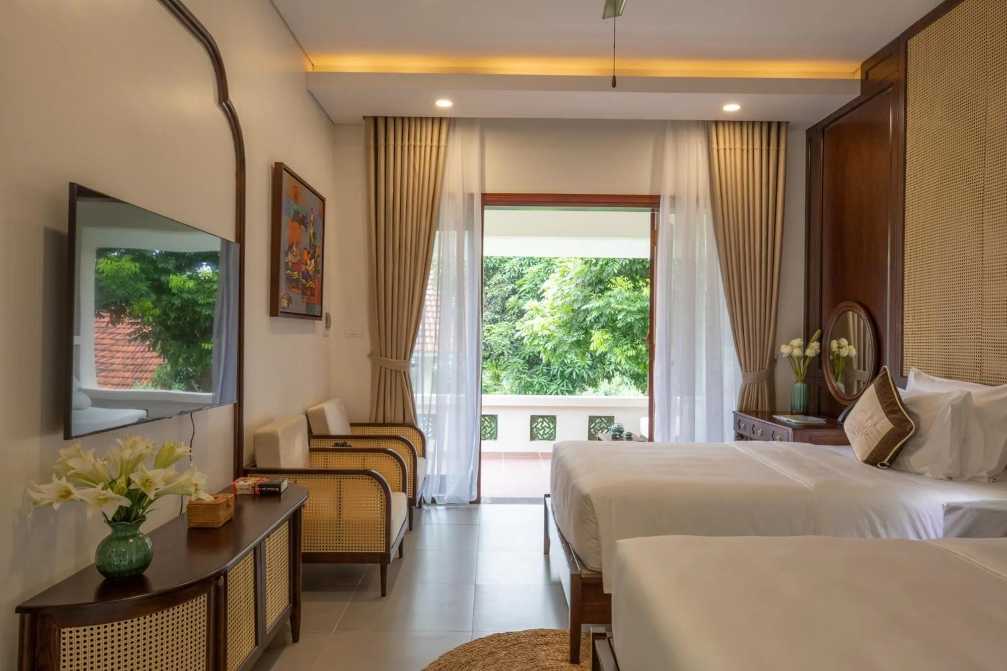 Bed in Senna Wellness Retreat