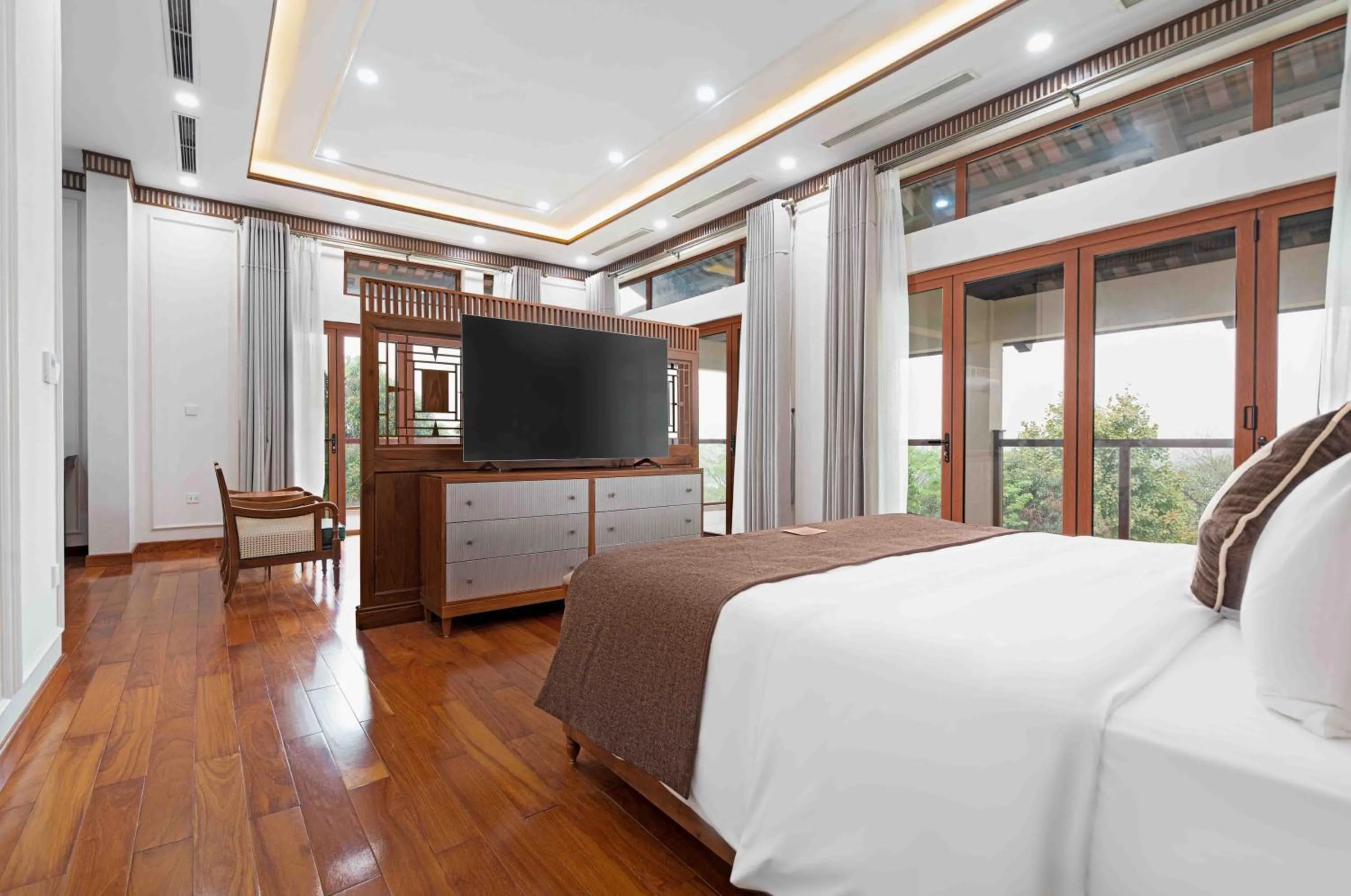 Bed in Senna Wellness Retreat