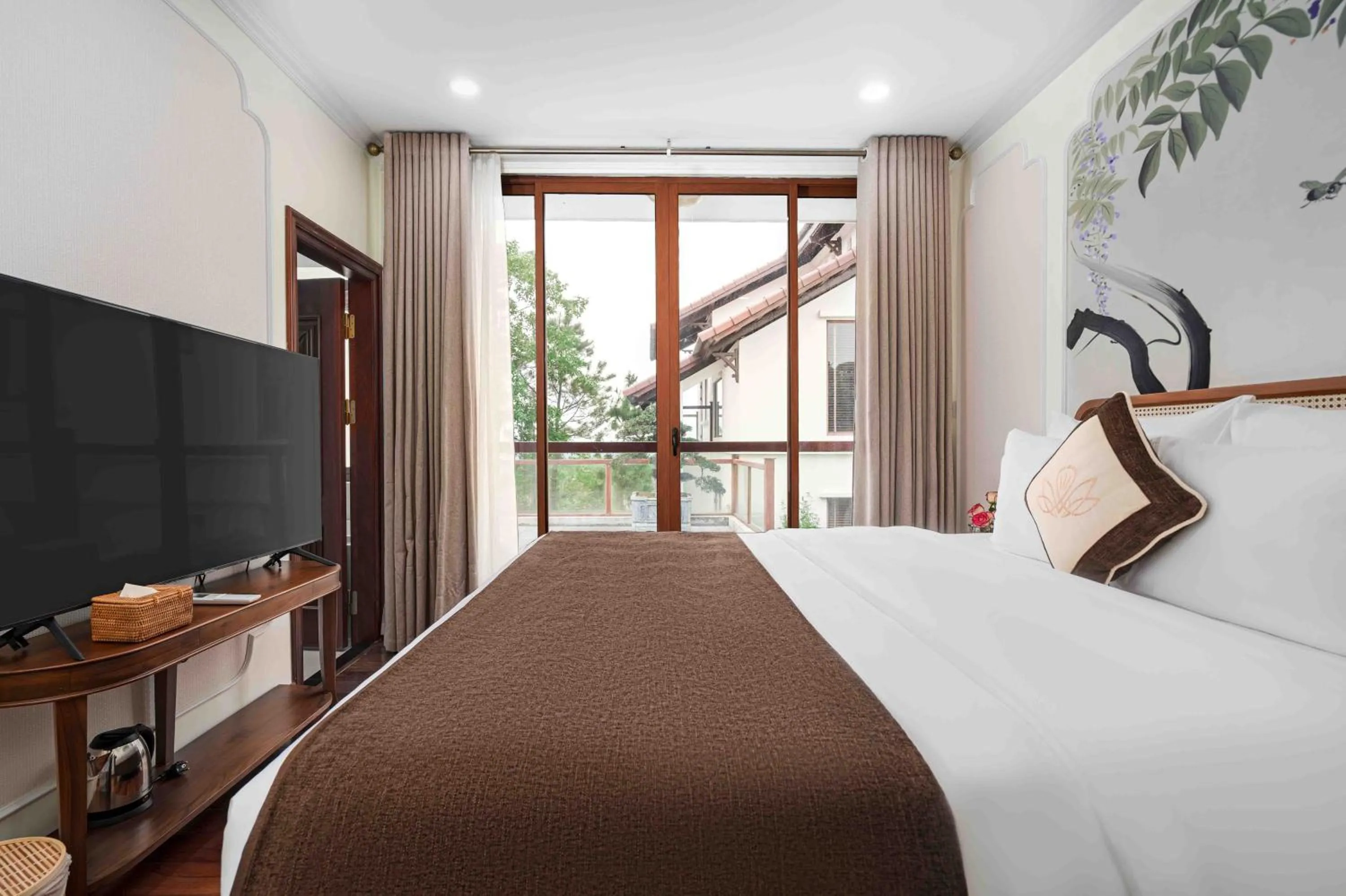 Bed in Senna Wellness Retreat