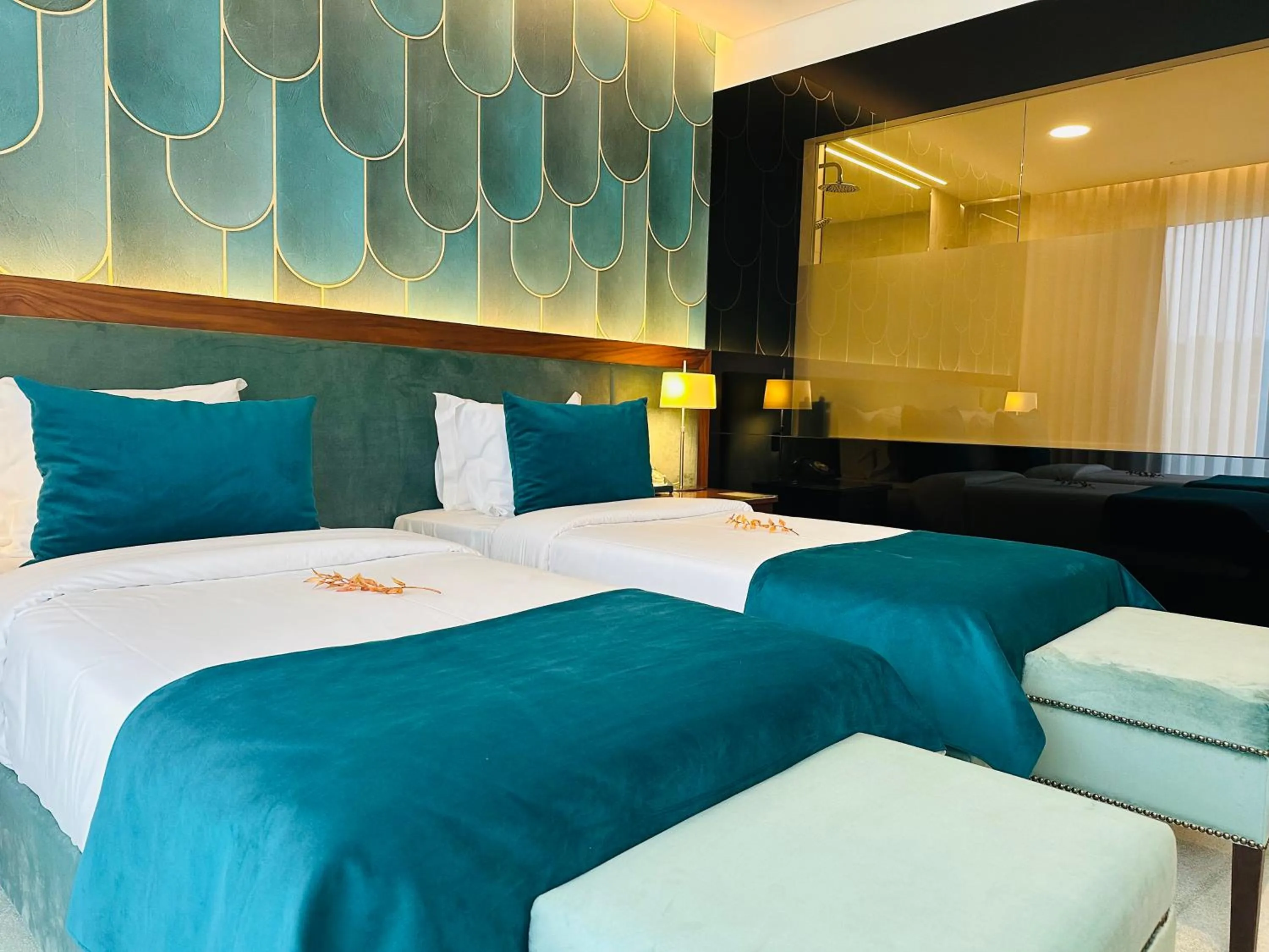 Bed in Hotel Cotto do Gatto