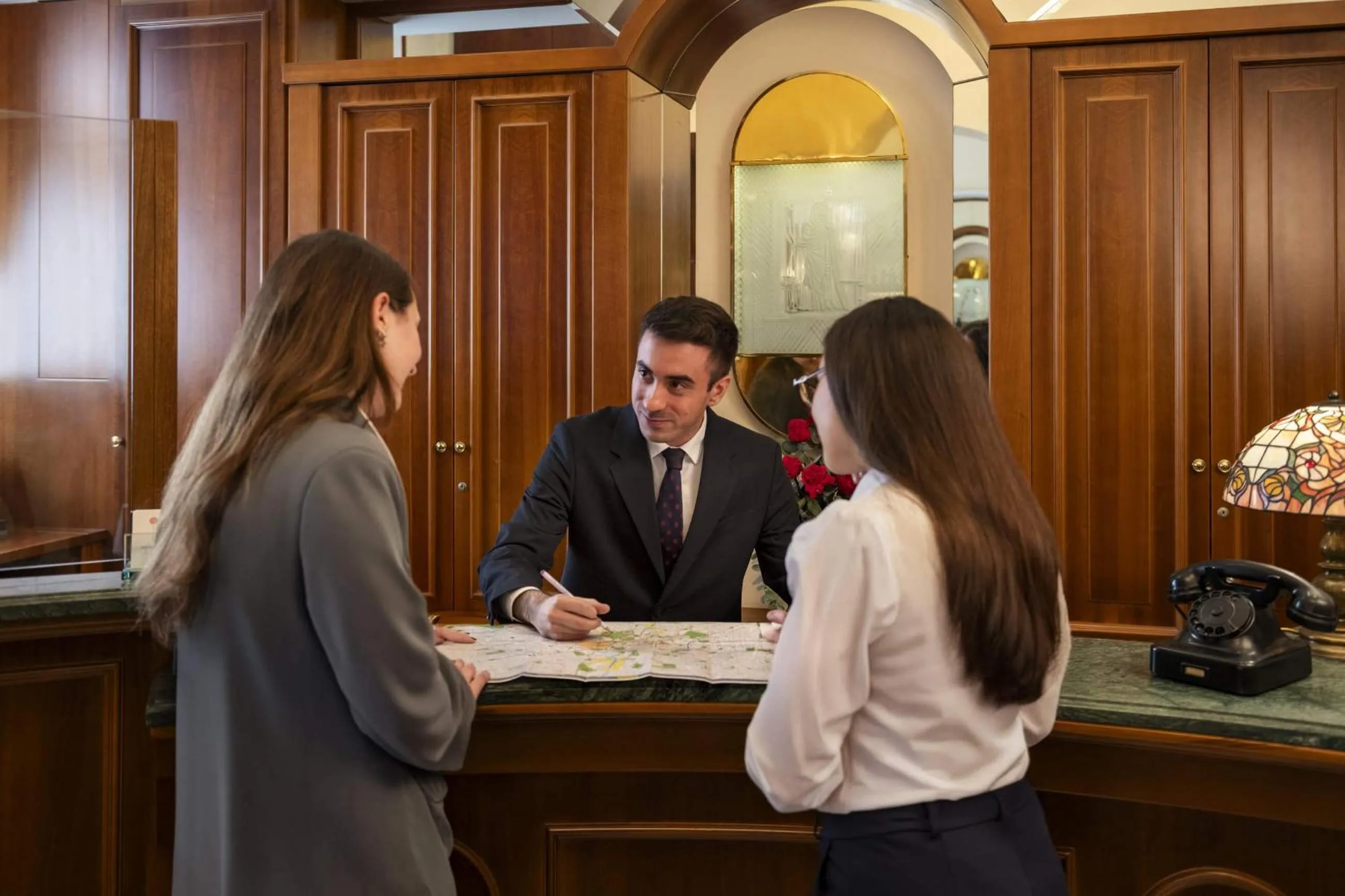 Lobby or reception in Lancaster Hotel