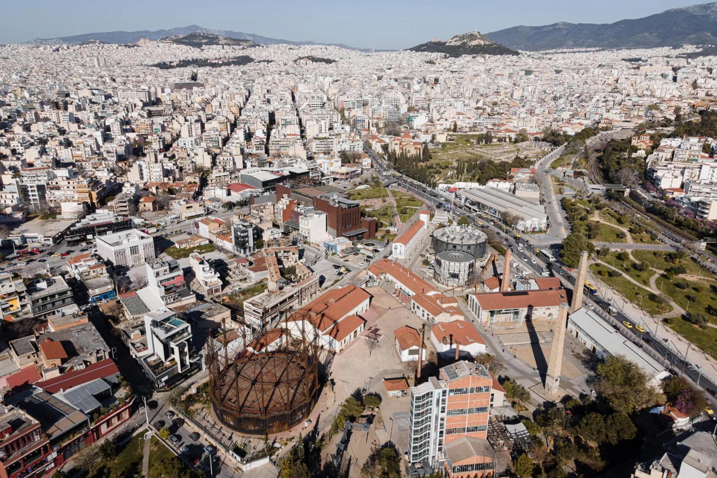 Bird's eye view in Athenian Spirit