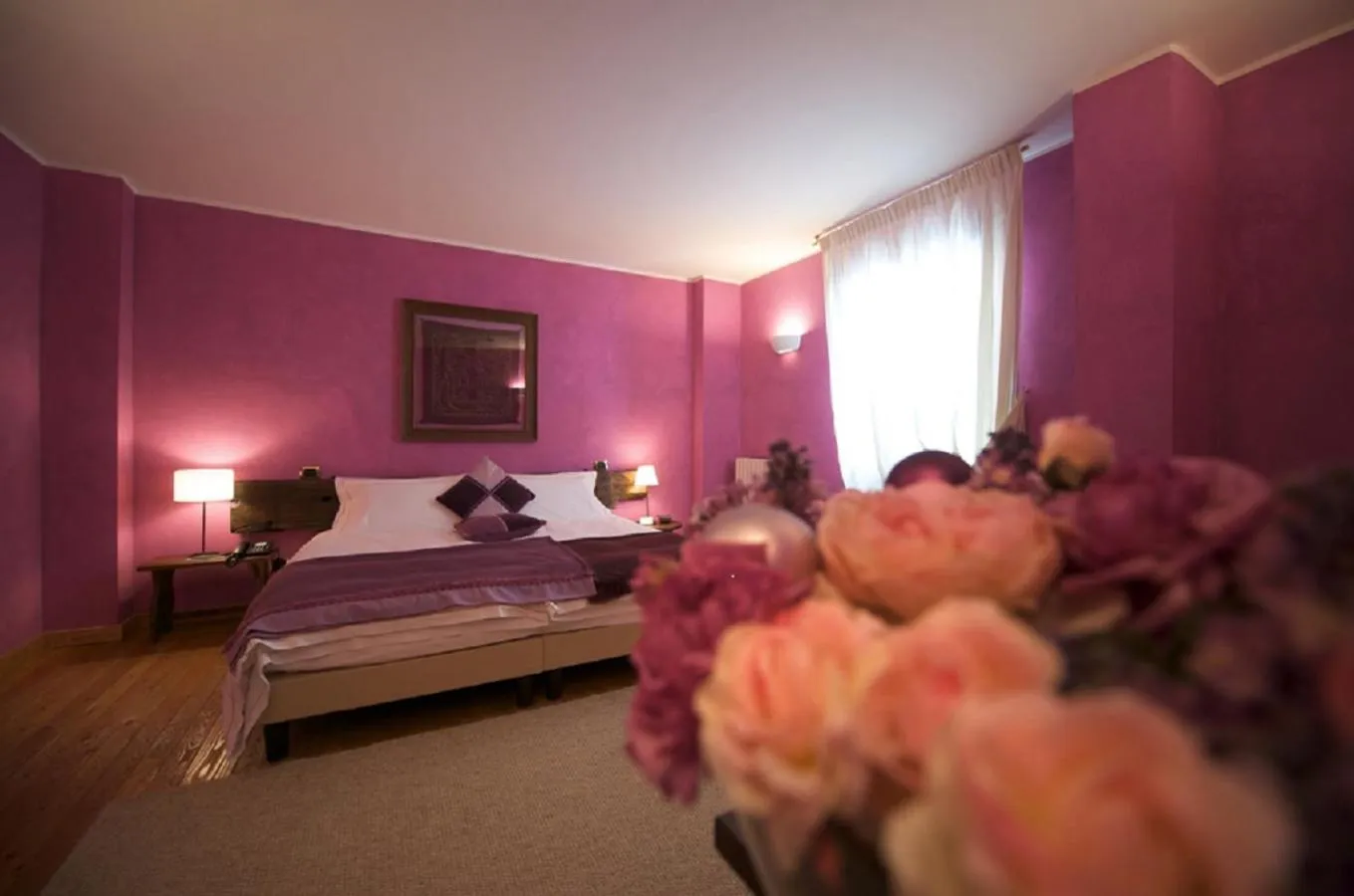 Bedroom, Bed in Hotel Cristallo