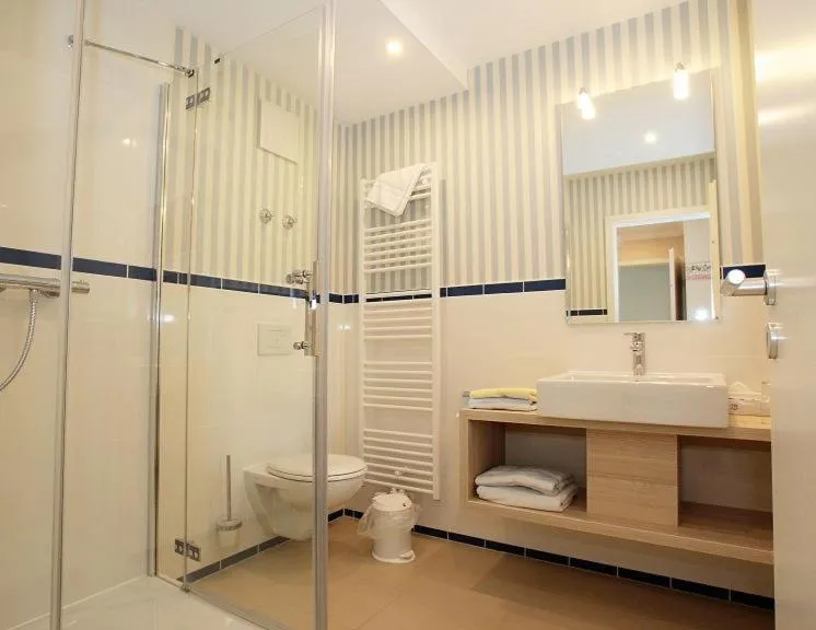 Shower in Hotel am Markt Altentreptow