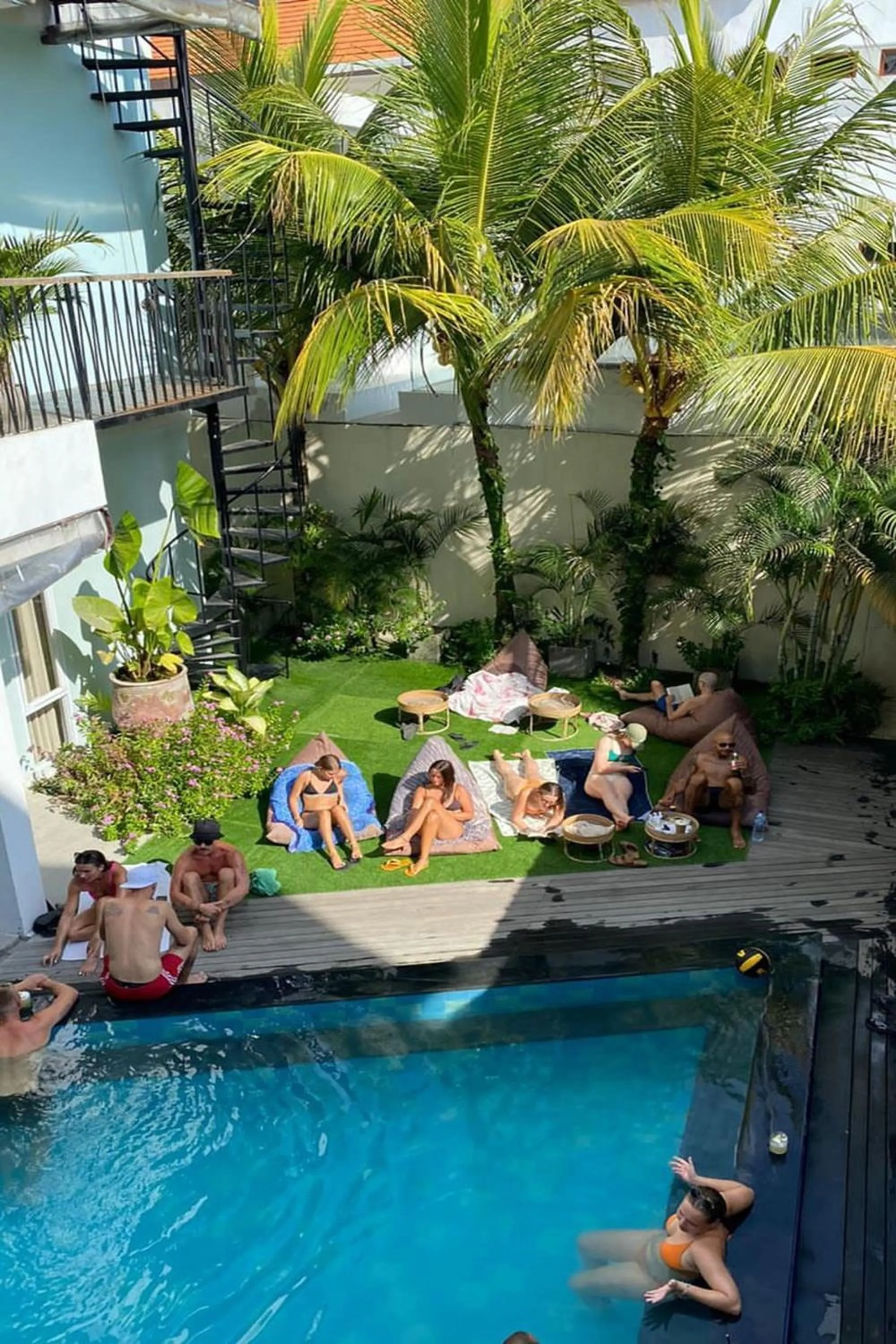 Swimming pool in Coco & Pineapple Pants Hostel