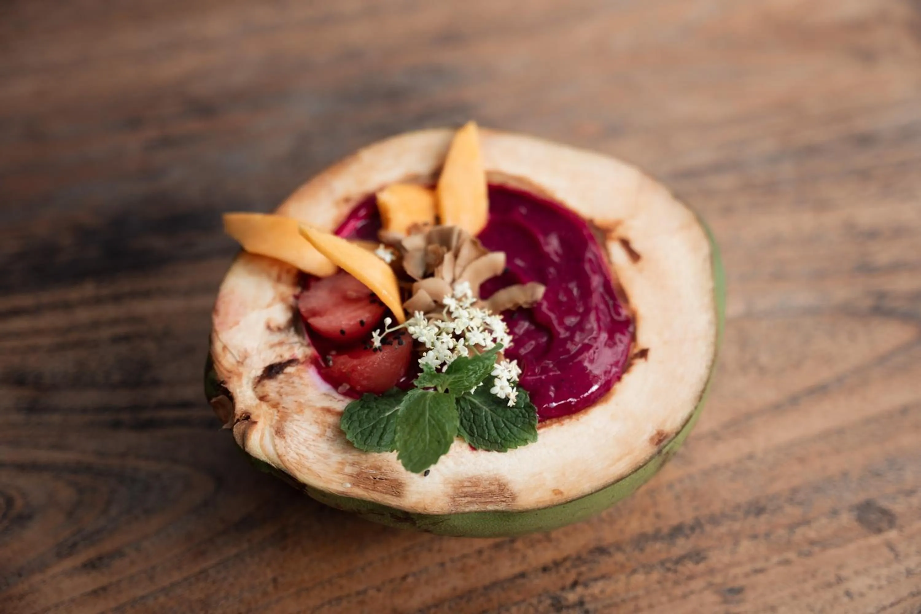 Food and drinks in Coco & Pineapple Pants Hostel