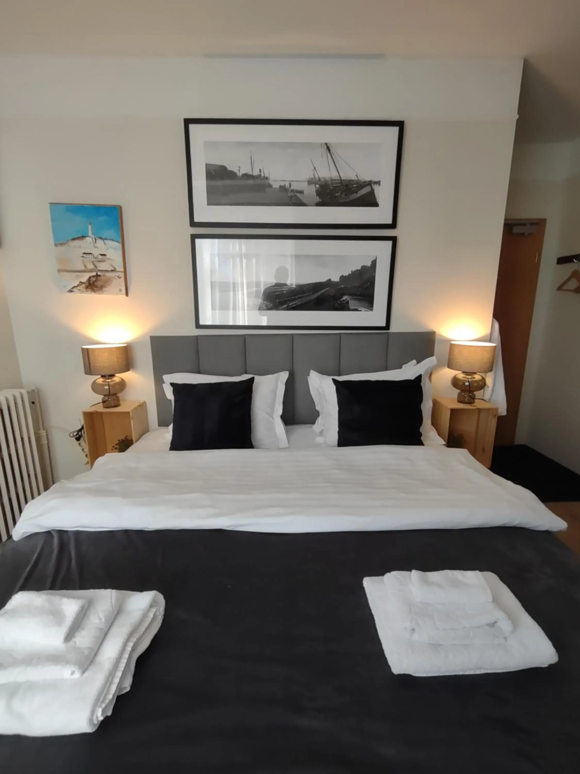 Bed in Snorri's Guesthouse