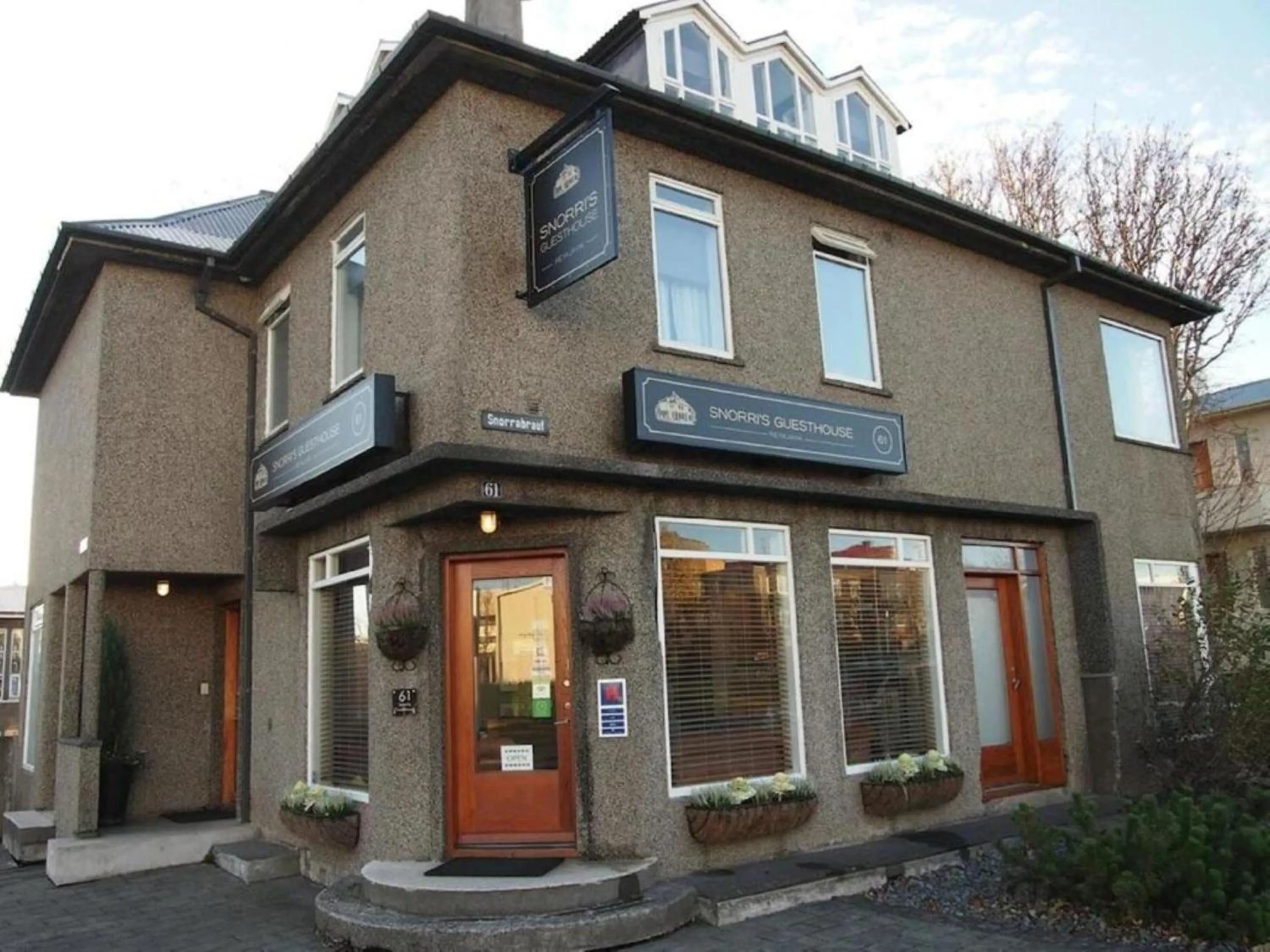 Property building in Snorri's Guesthouse