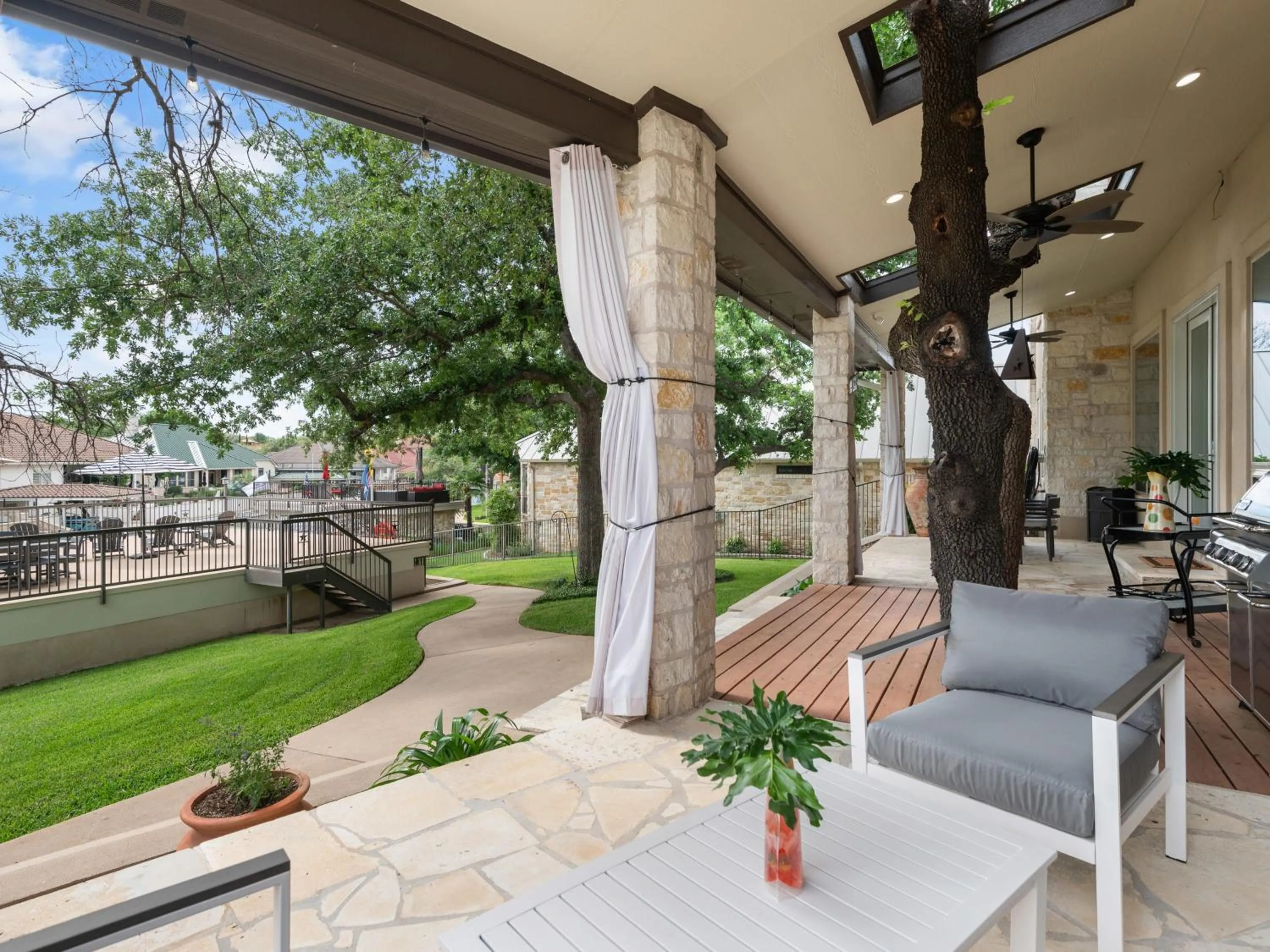 Waterfront Home with Boat Slip, Spacious Outdoor Patio and a Fenced Yard