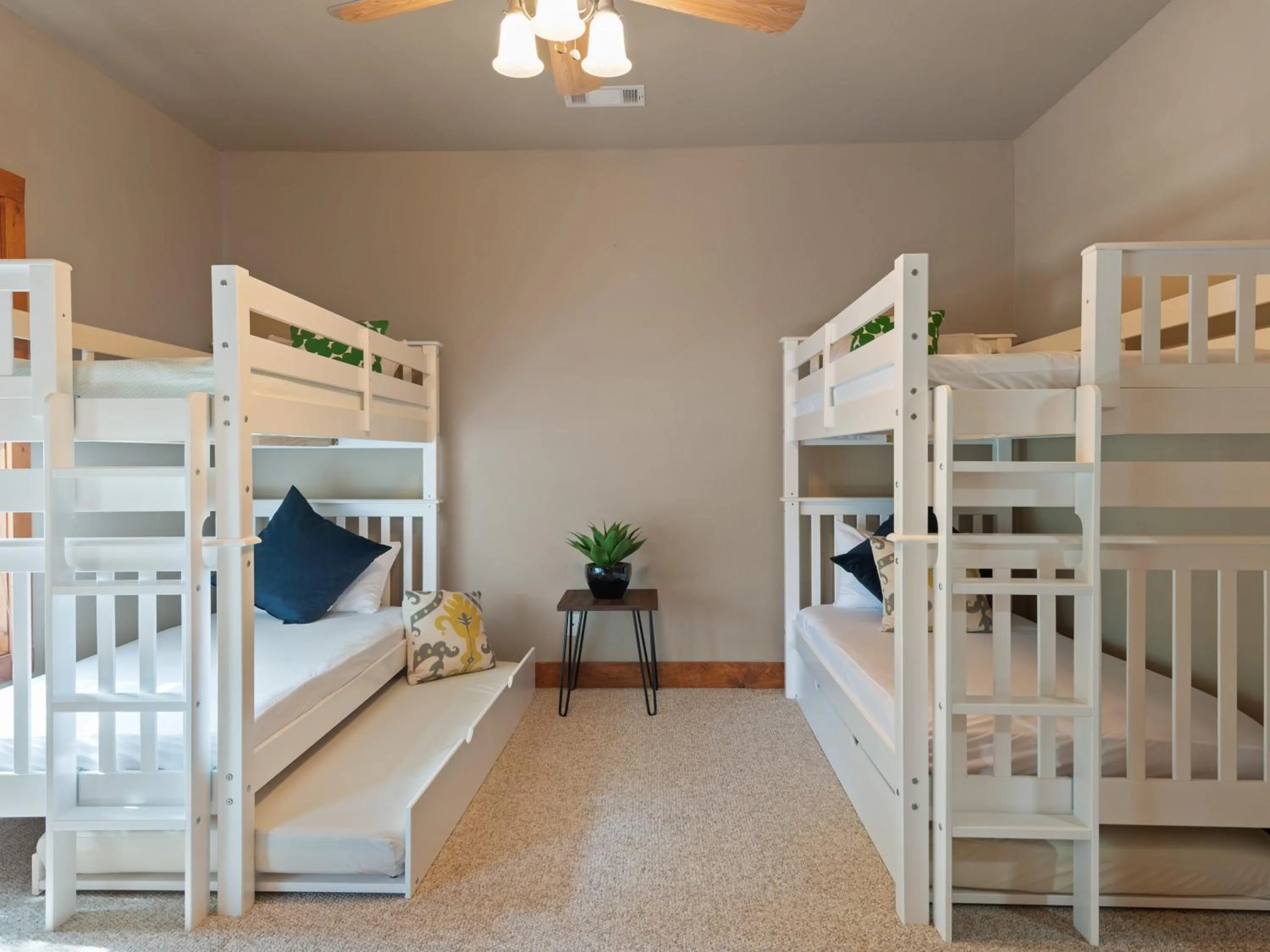 Bed in Waterfront Home with Boat Slip, Spacious Outdoor Patio and a Fenced Yard