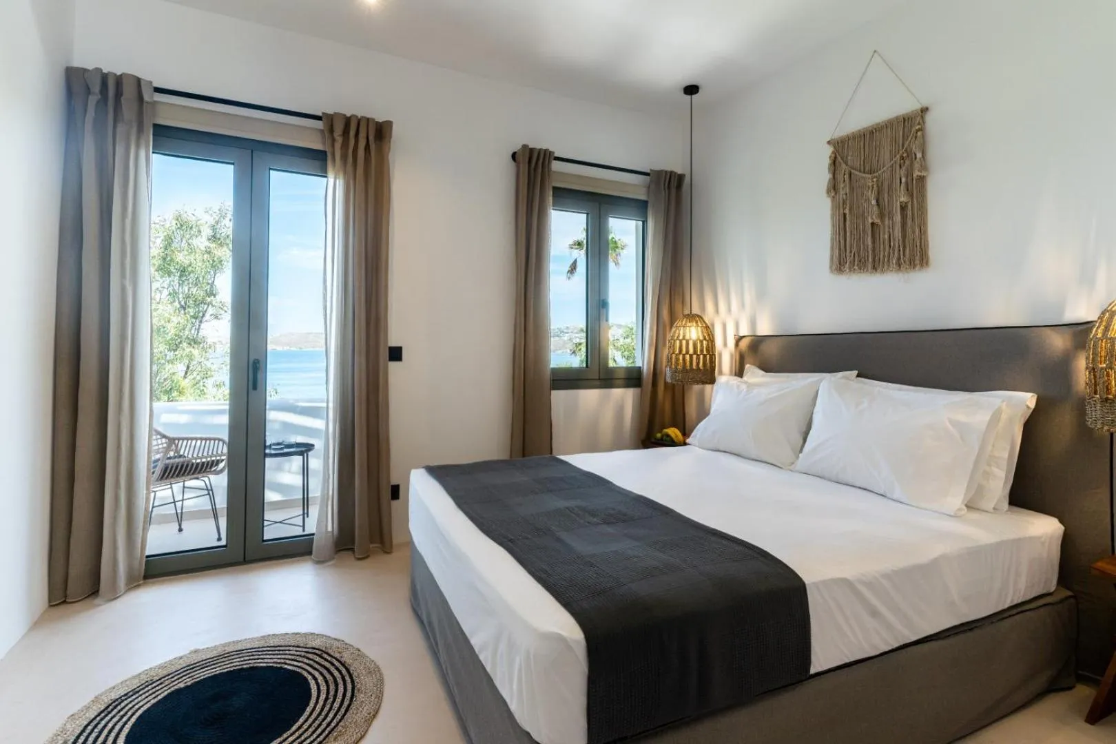 Bed in PAREA Paros - Adults Only