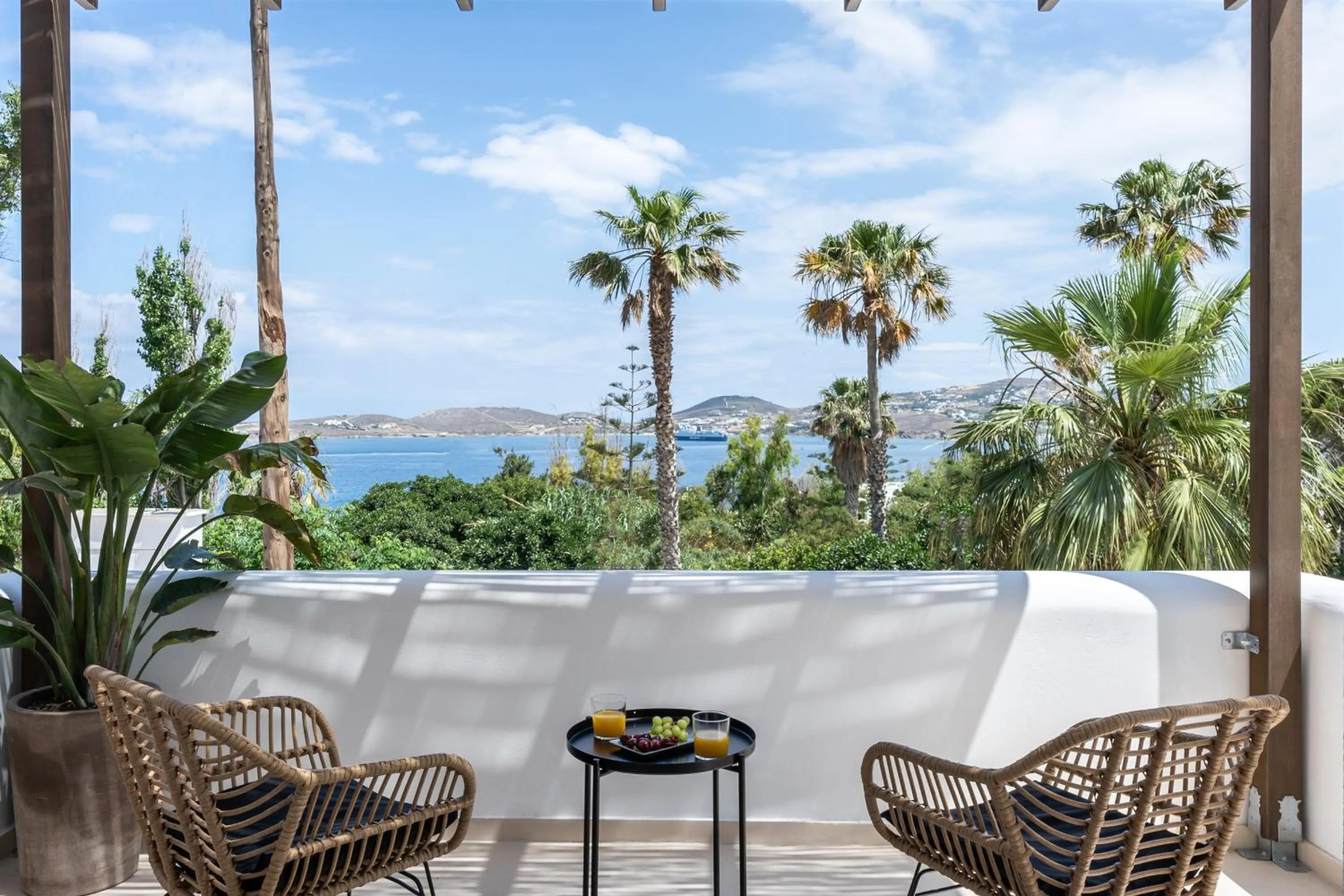 Balcony/Terrace in PAREA Paros - Adults Only