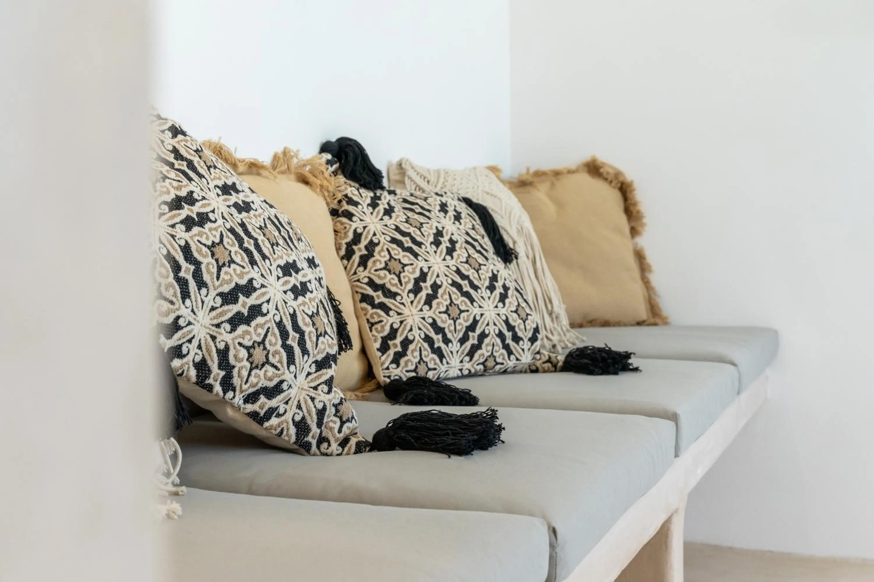 Seating area, Bed in PAREA Paros - Adults Only