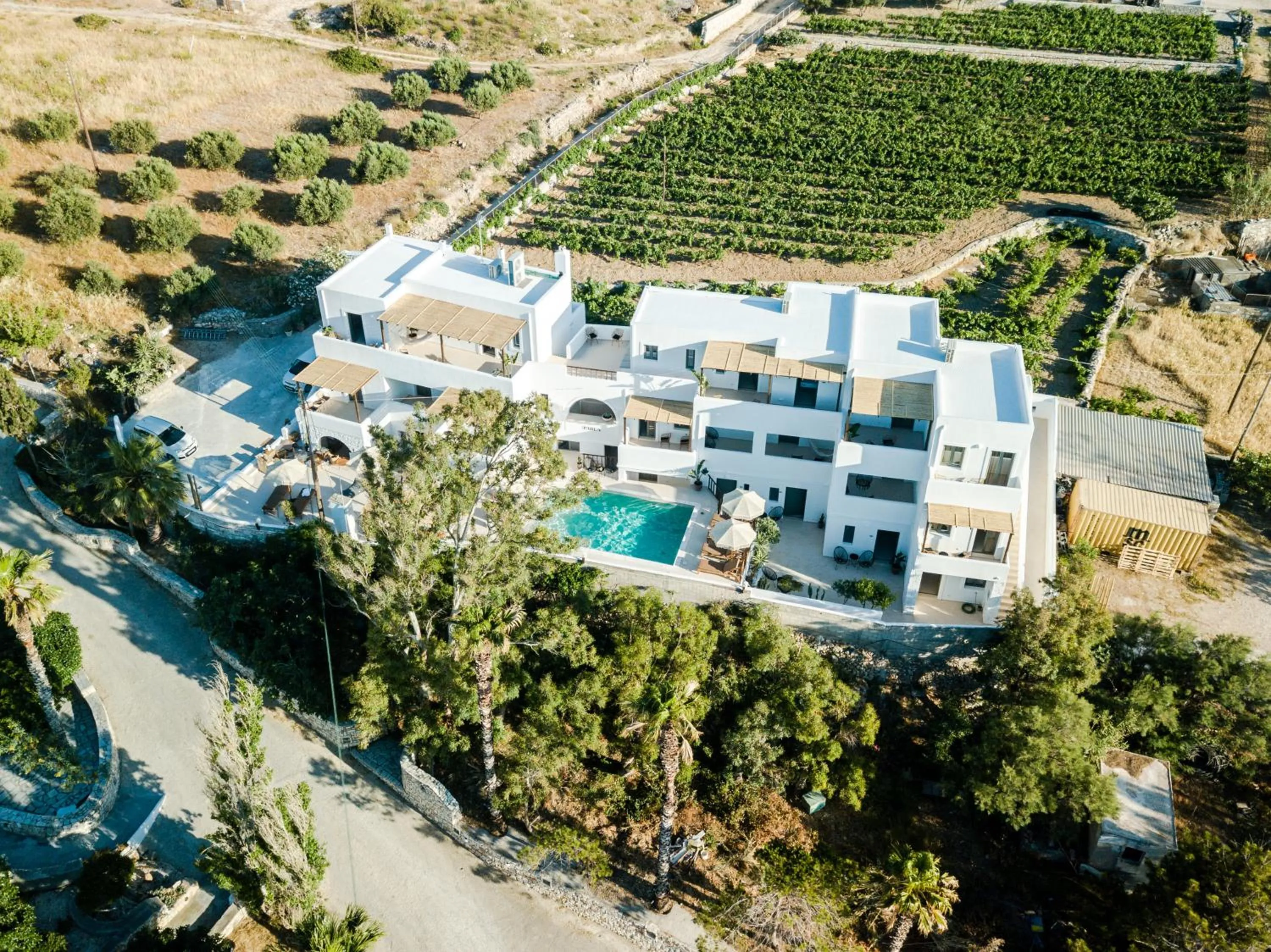 Bird's eye view in PAREA Paros - Adults Only