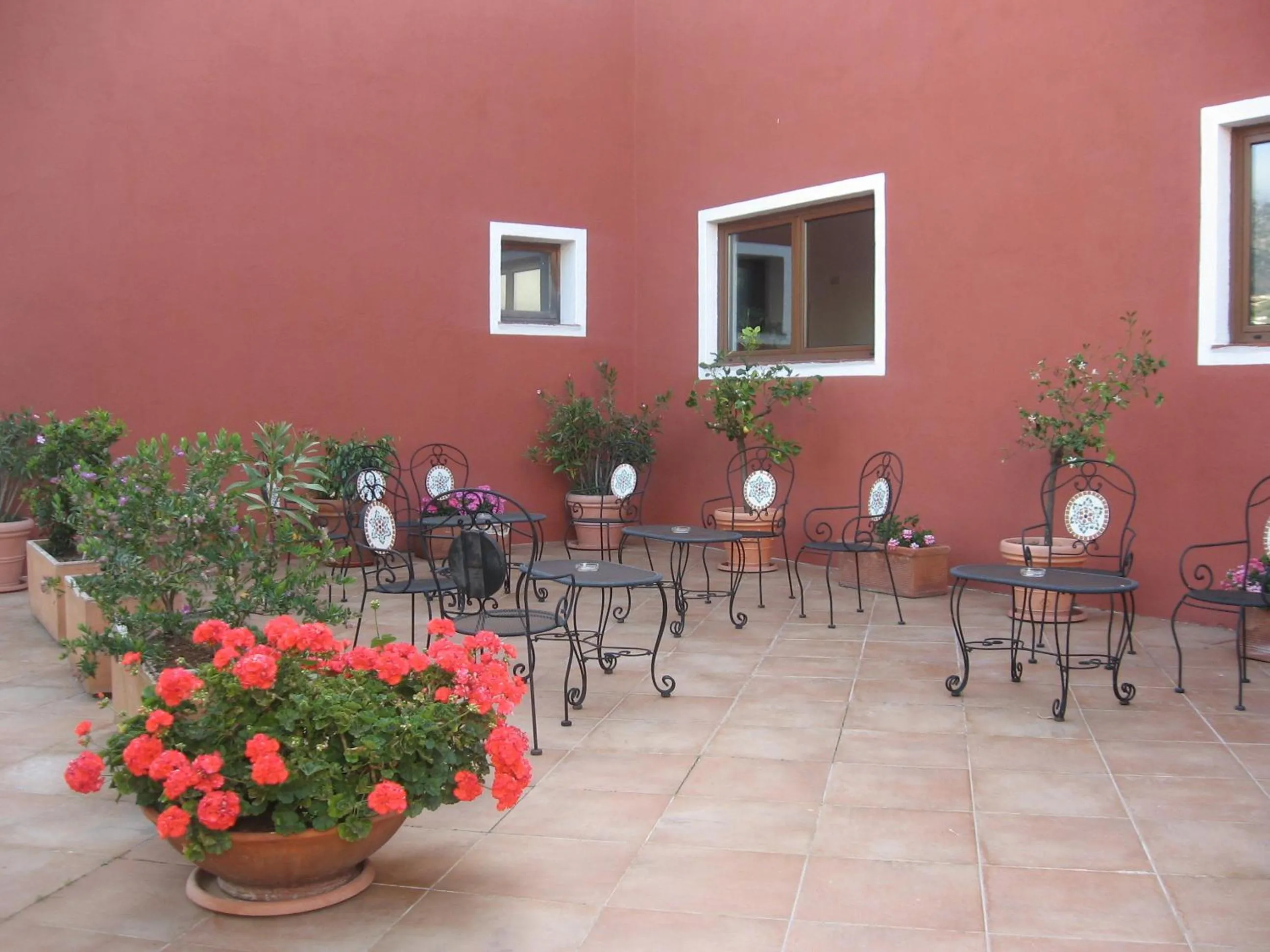 Patio in Hotel Valdiola
