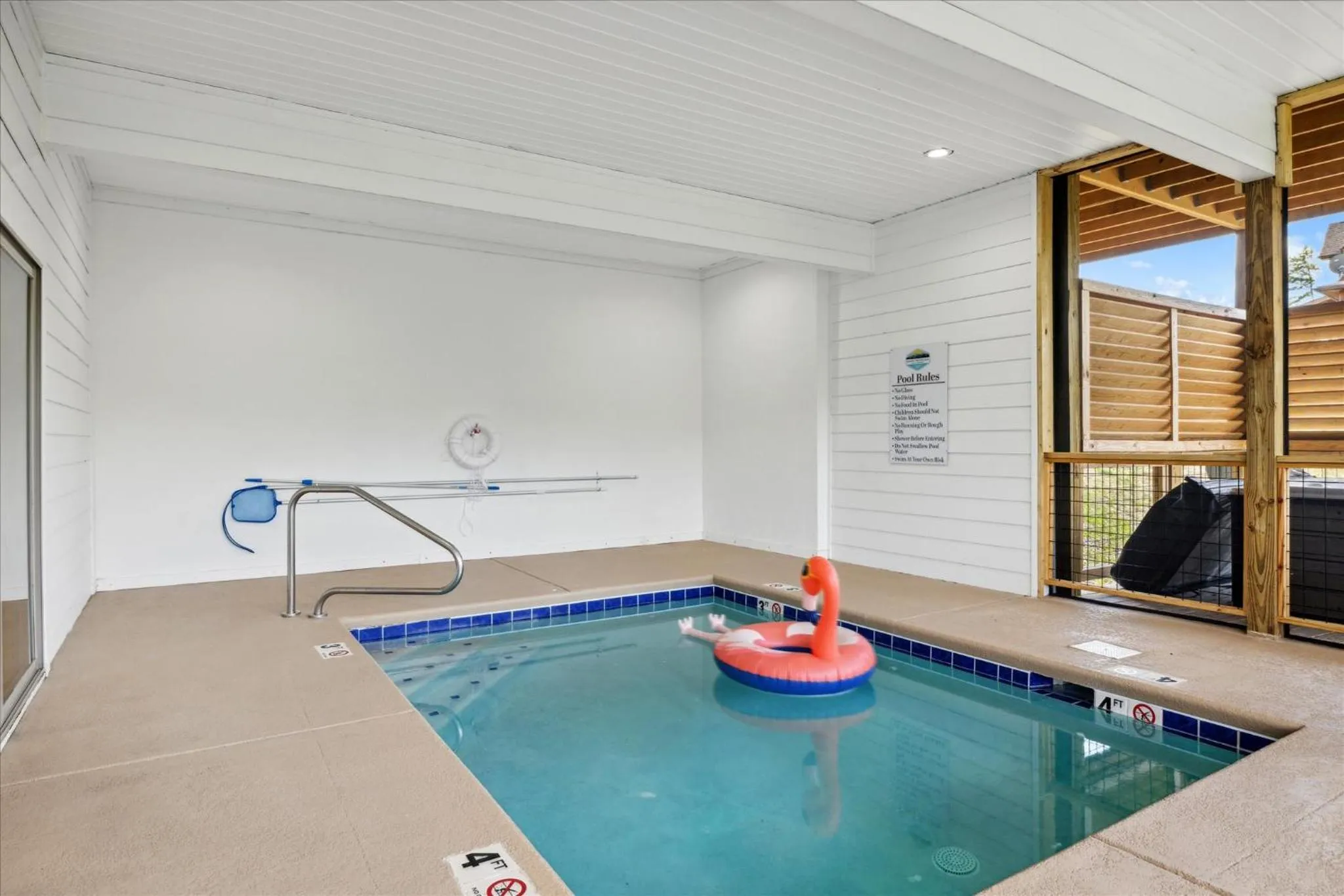 Swimming pool in Cabin Goals ✨ Private Pool, Hot Tub + Epic Views! - Eaglebend Cabin