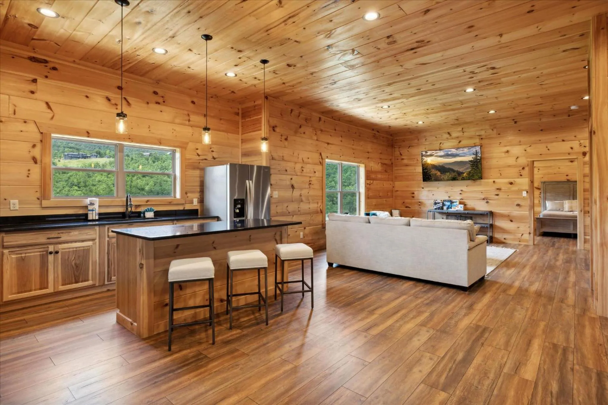 Cabin Goals ✨ Private Pool, Hot Tub + Epic Views! - Eaglebend Cabin