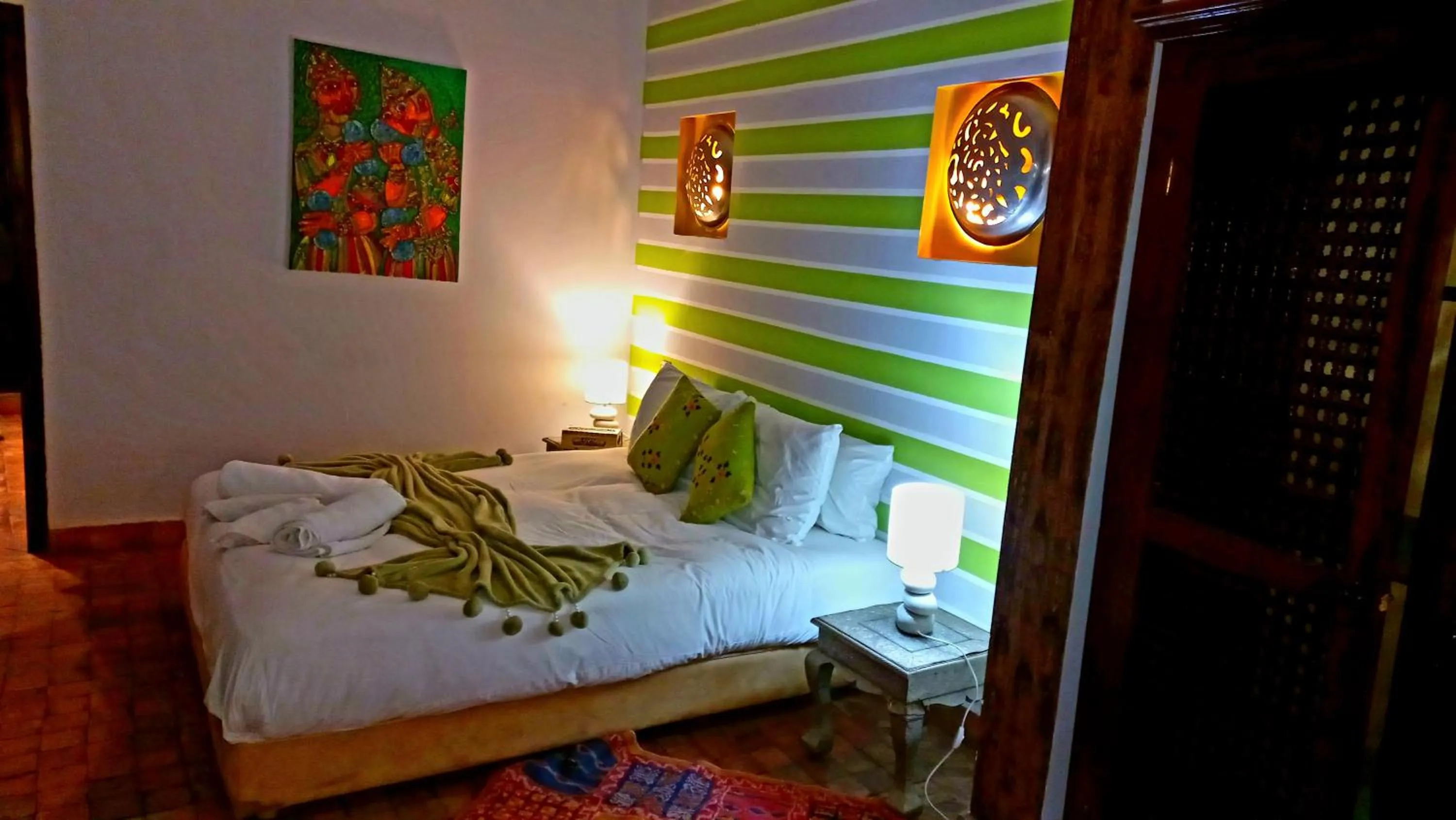 Photo of the whole room, Bed in Riad Rêve d Antan , Real Dream