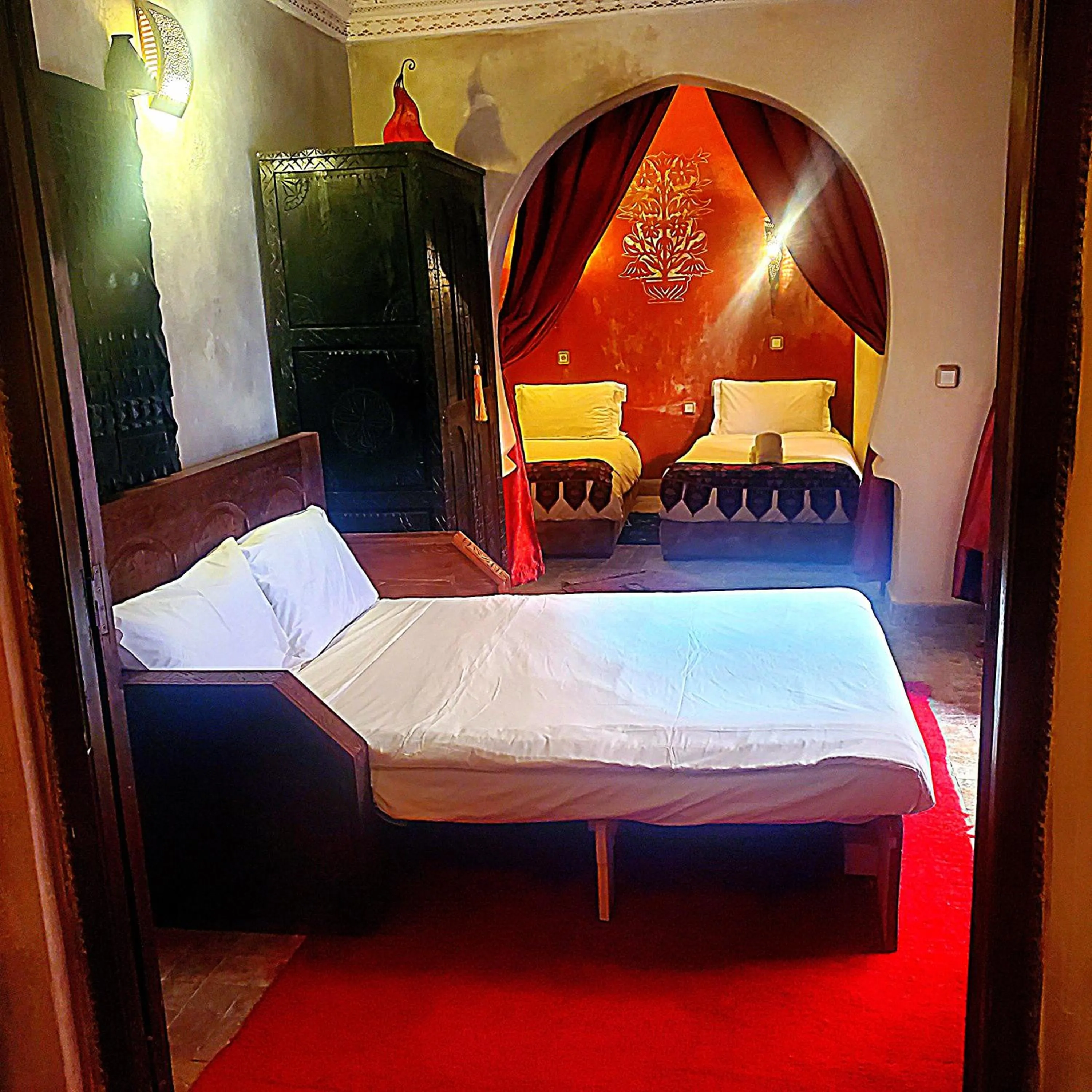 Photo of the whole room, Bed in Riad Rêve d Antan , Real Dream