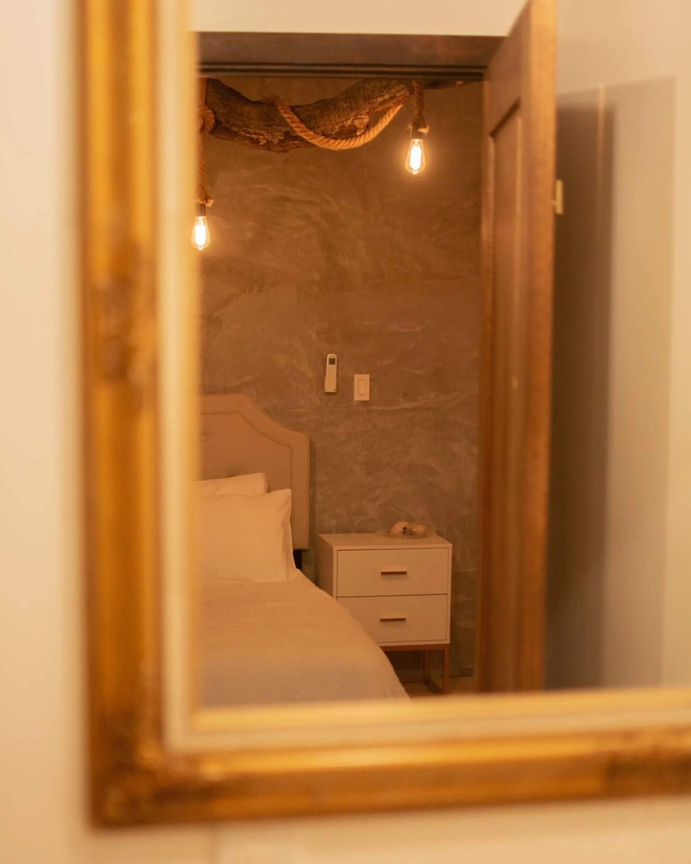 Bedroom in Boskenvid Hotel - Romantic Treehouses & Skypool