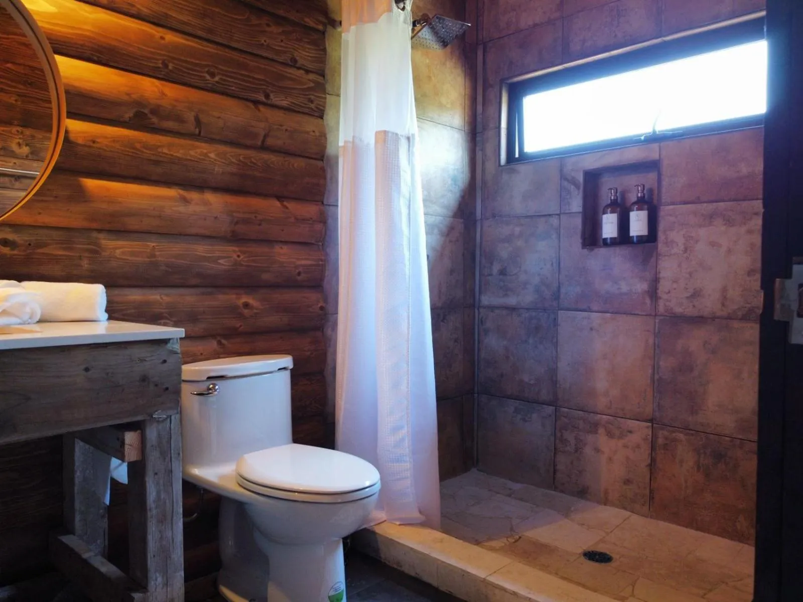 Shower in Boskenvid Hotel - Romantic Treehouses & Skypool