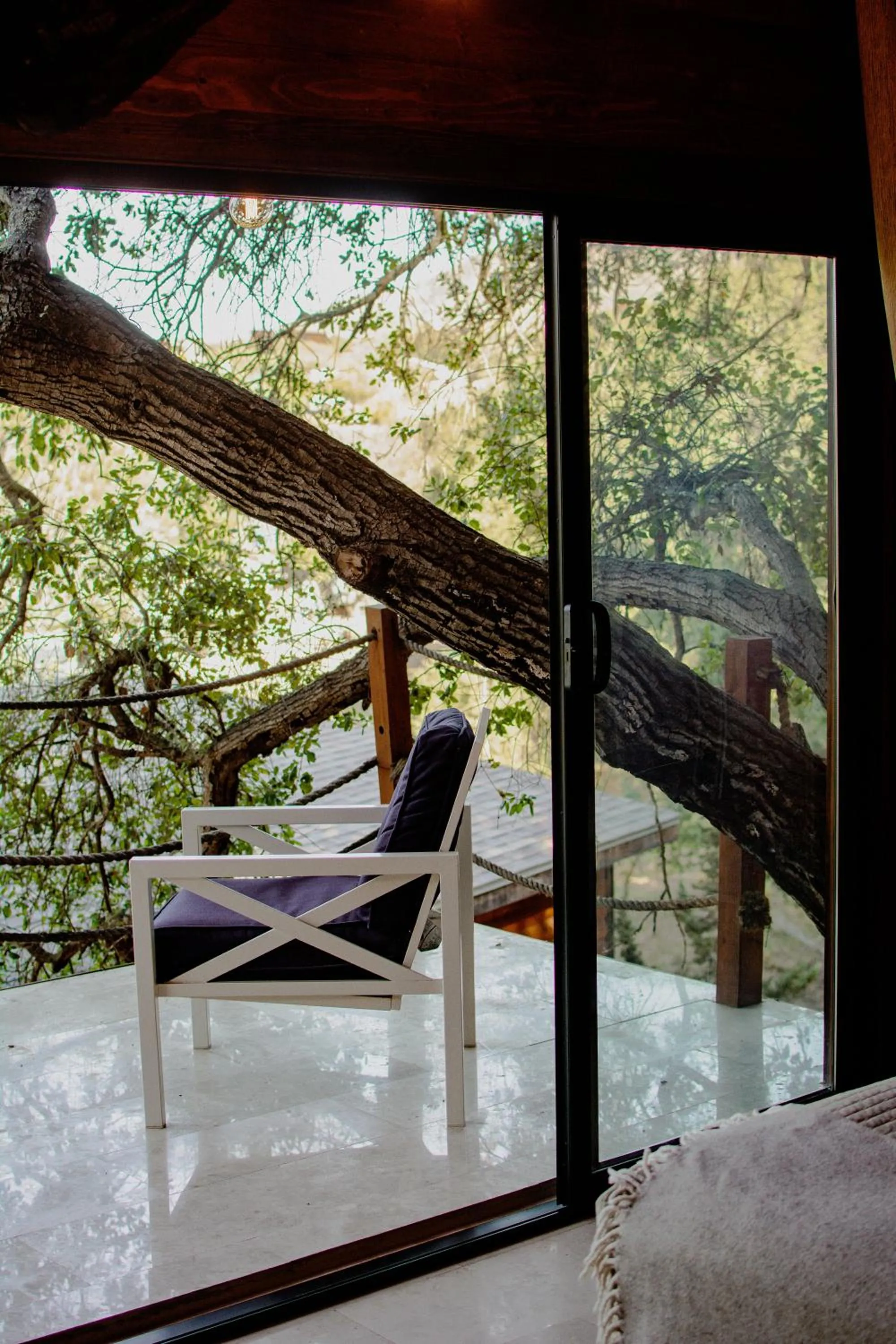 Balcony/Terrace in Boskenvid Hotel - Romantic Treehouses & Skypool
