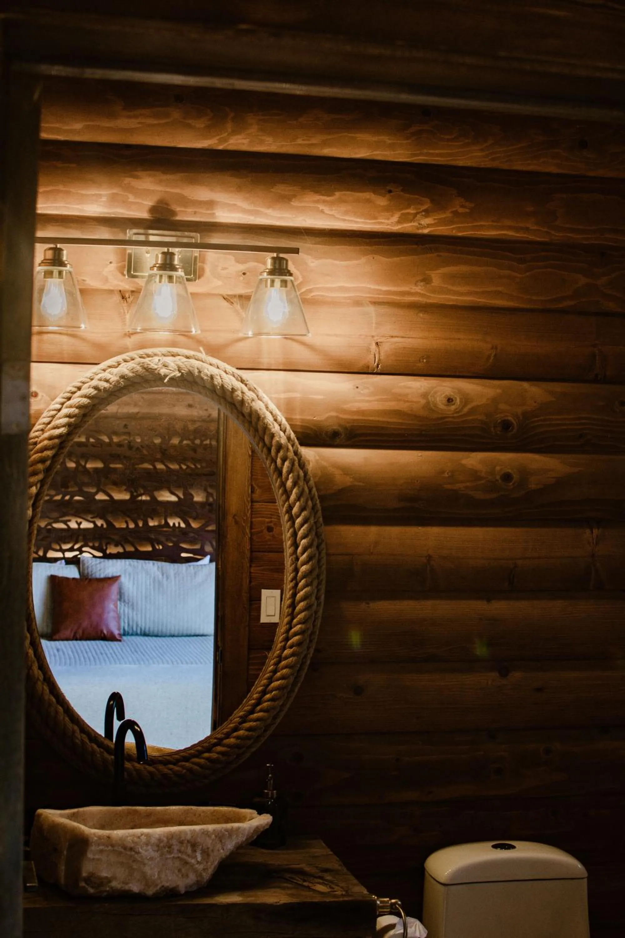 Bathroom in Boskenvid Hotel - Romantic Treehouses & Skypool