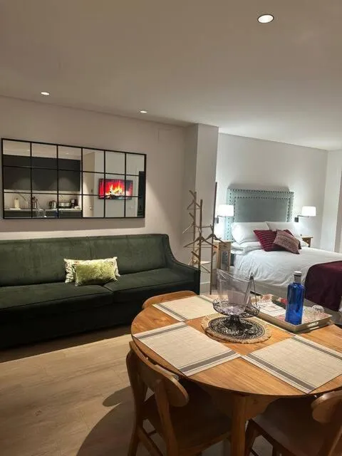 Bed in Apartamentos Turísticos La Plaza