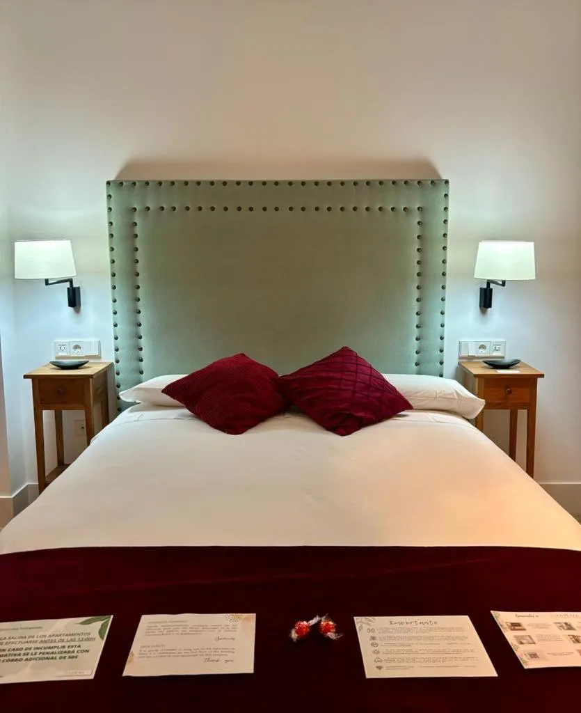 Bed in Apartamentos Turísticos La Plaza