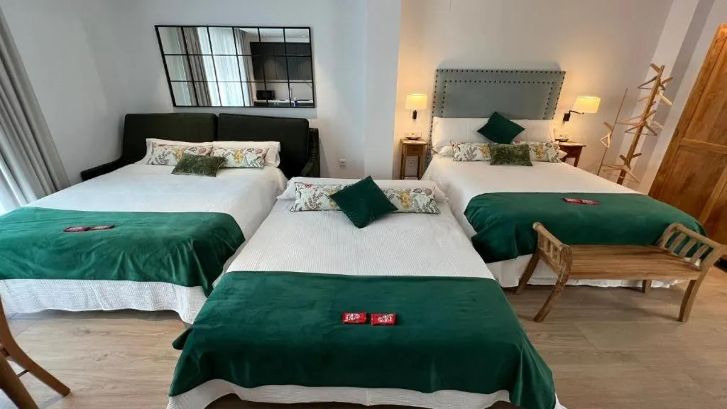 Bed in Apartamentos Turísticos La Plaza