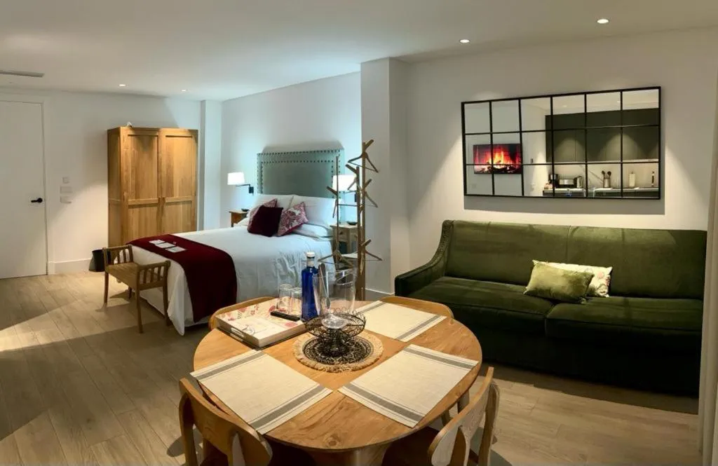 Bed in Apartamentos Turísticos La Plaza