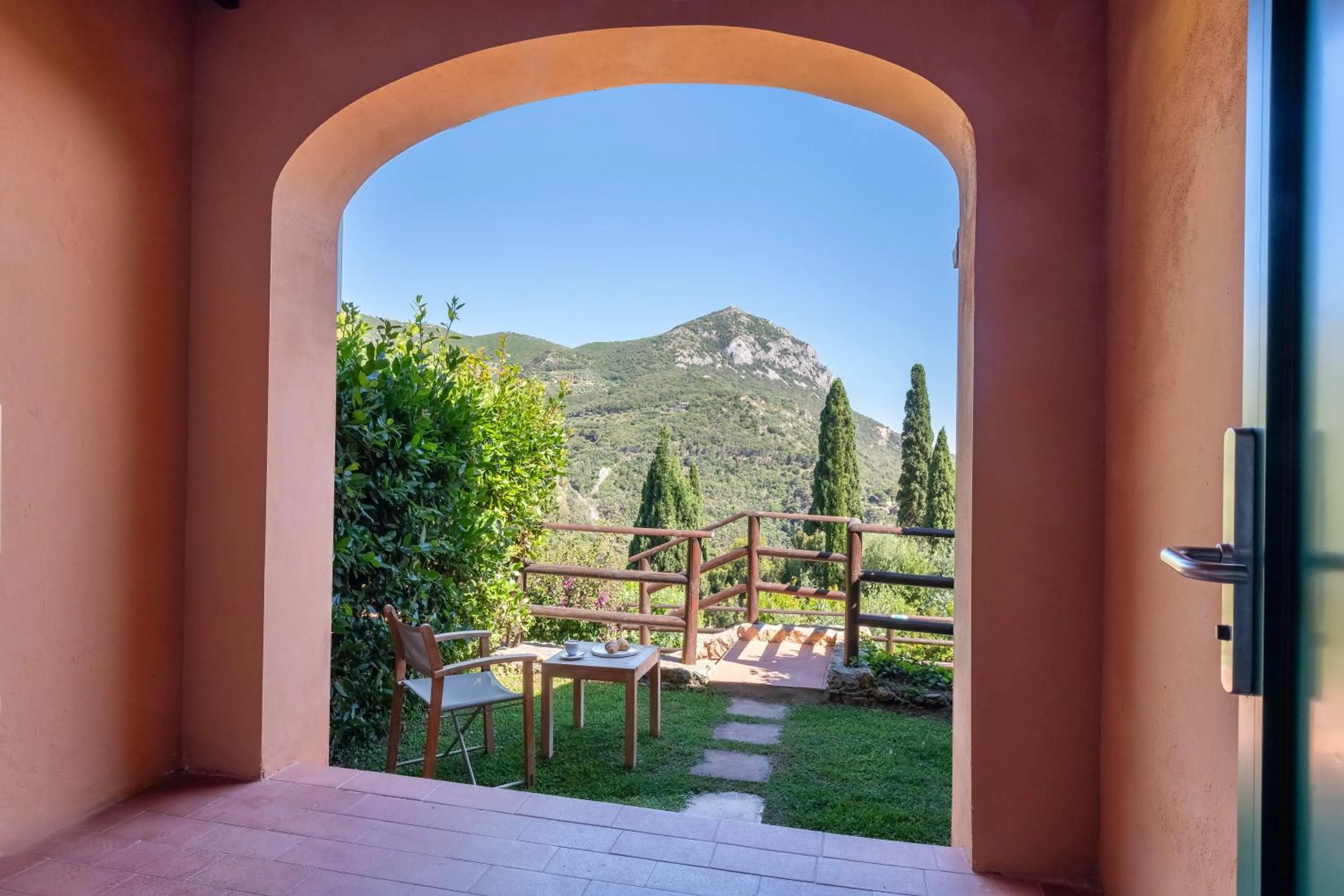 Patio in Boutique Hotel Torre Di Cala Piccola
