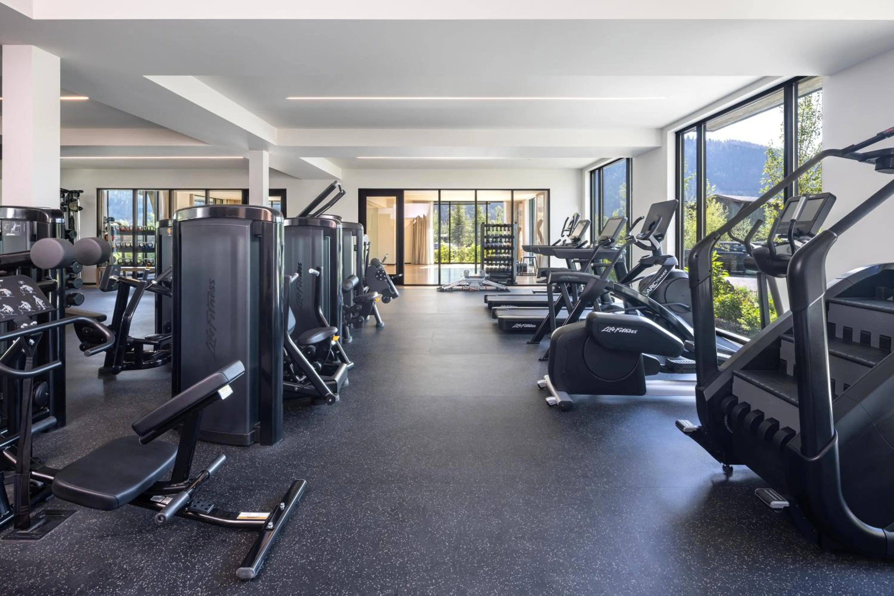 Fitness centre/facilities in The Sylvan Lodge at Snake River Sporting Club