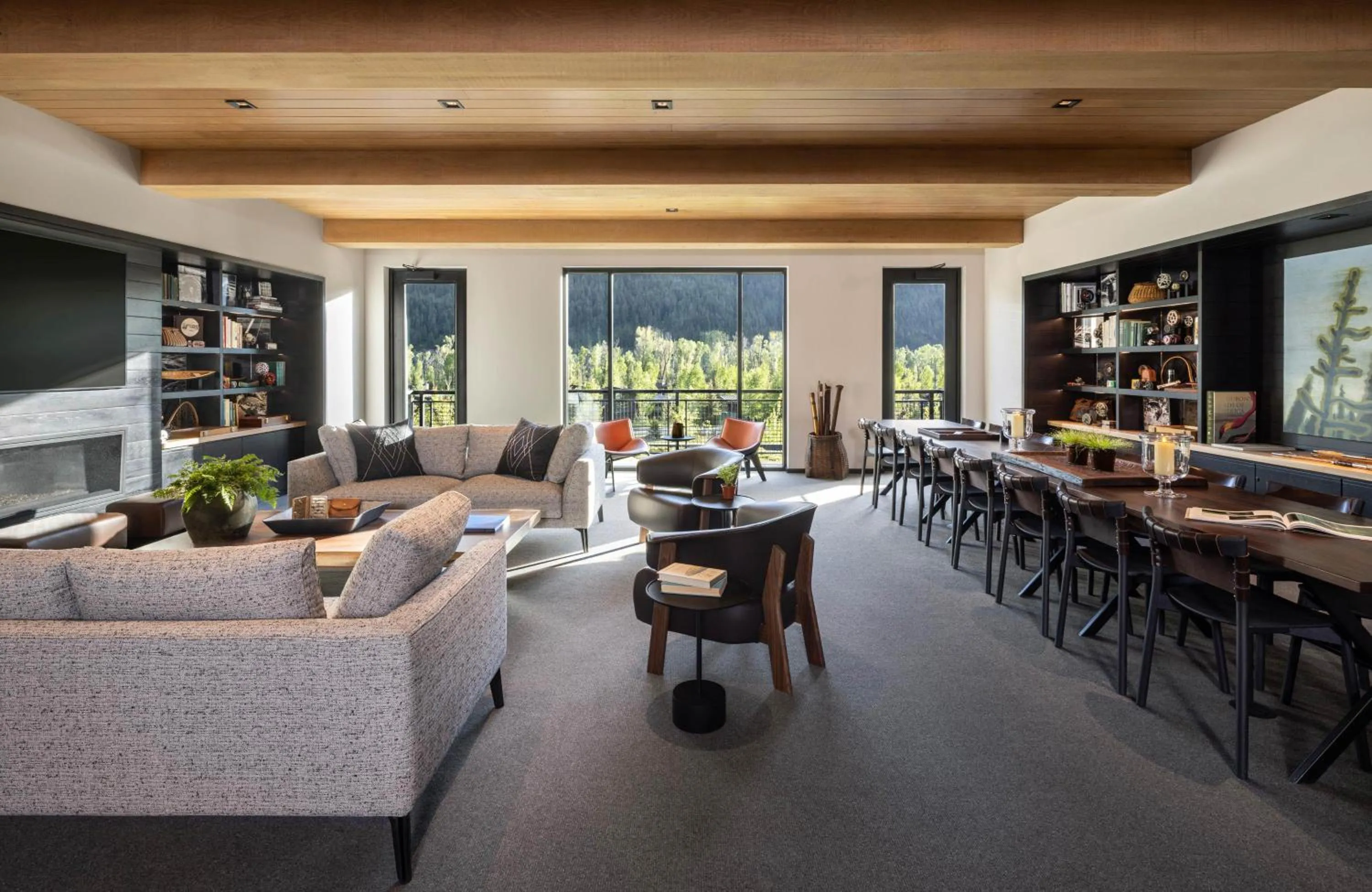 Restaurant/places to eat in The Sylvan Lodge at Snake River Sporting Club