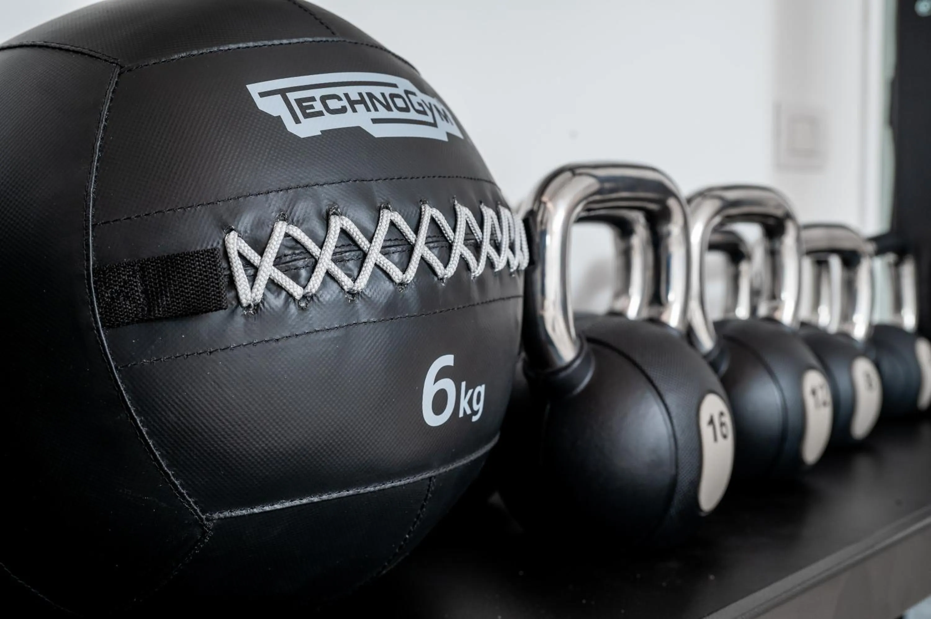 Fitness centre/facilities in Hotel Monti Di Mola