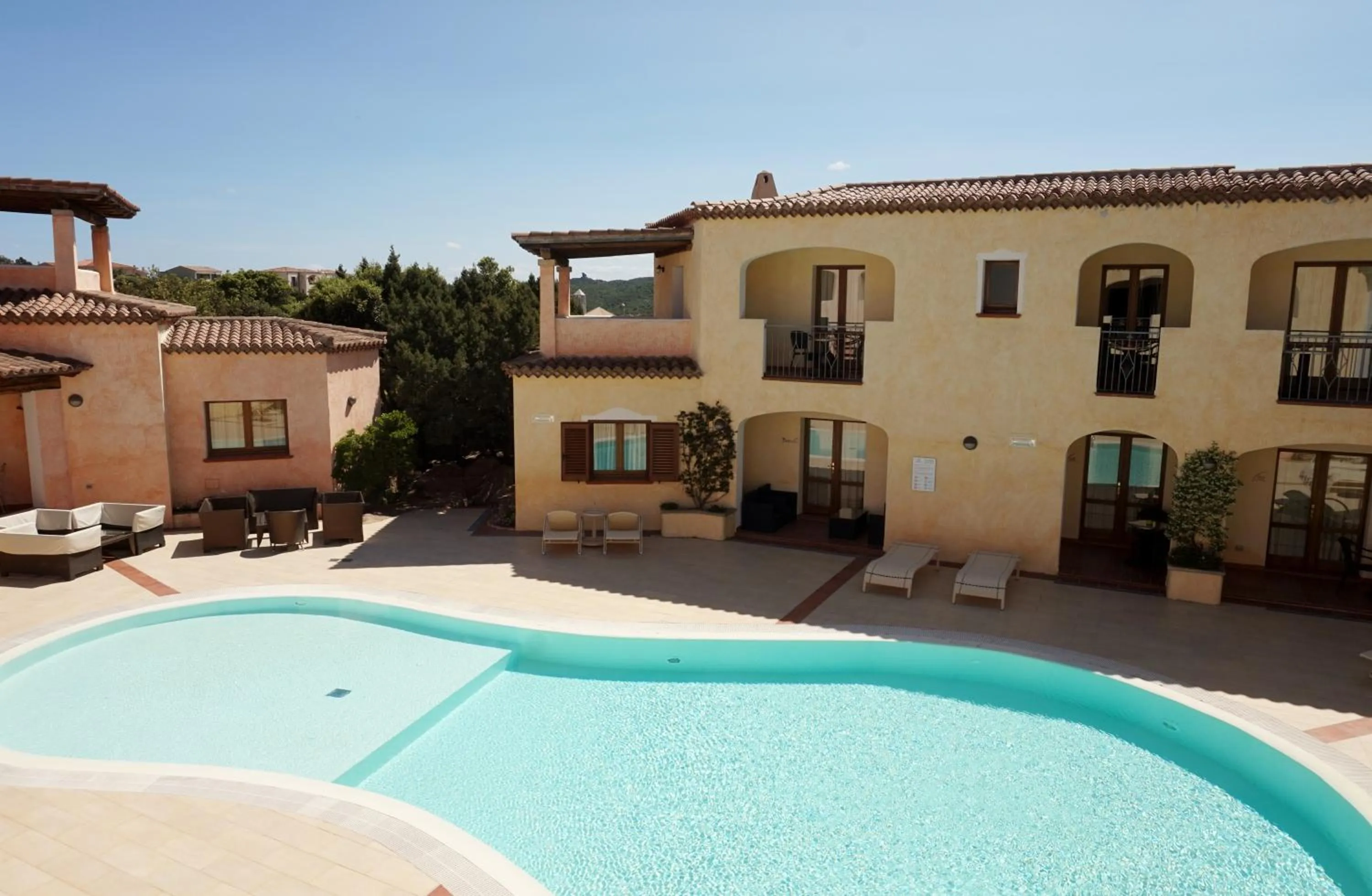Swimming pool in Hotel Monti Di Mola