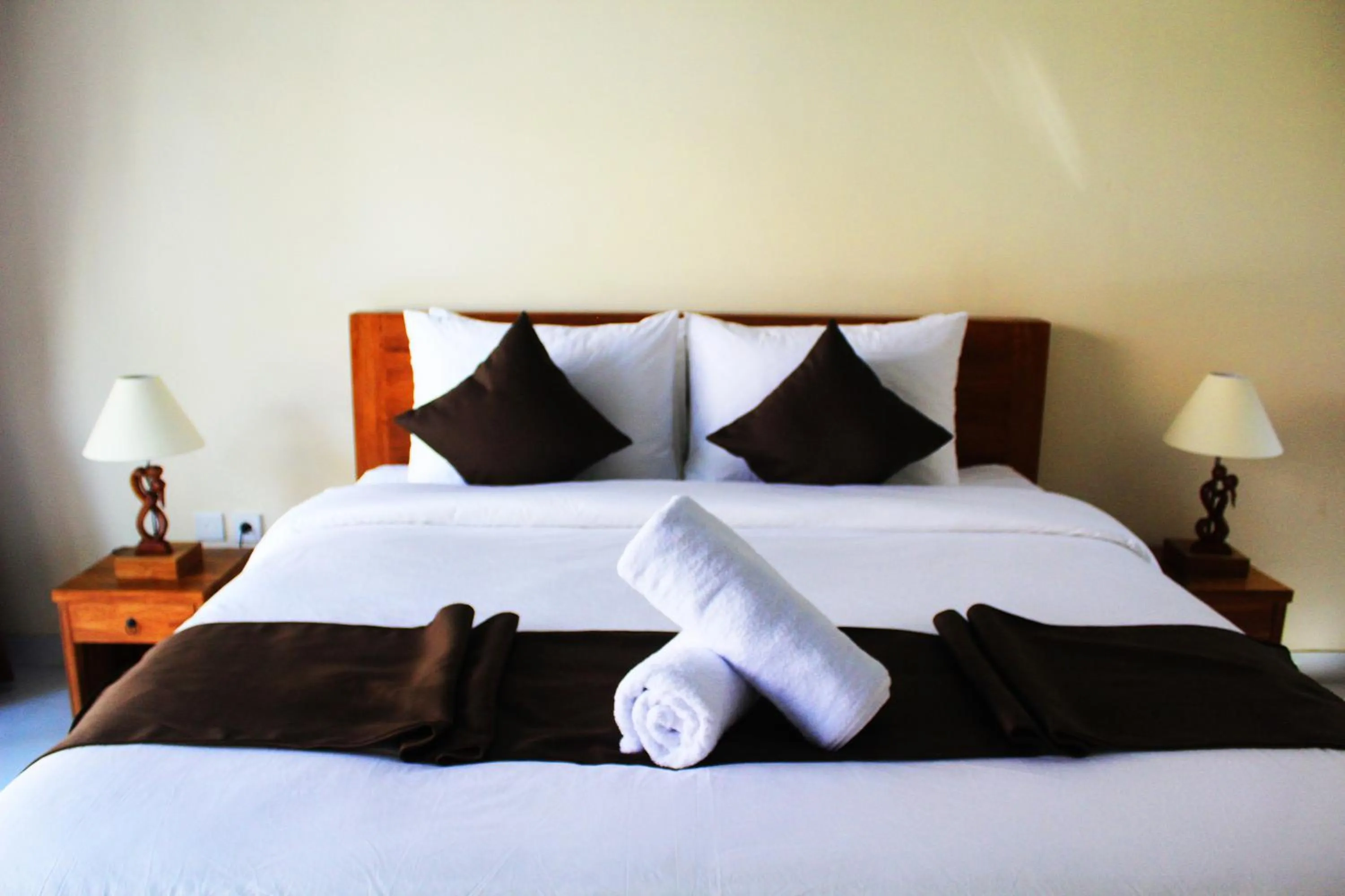 Bed in La Mogi Cottage