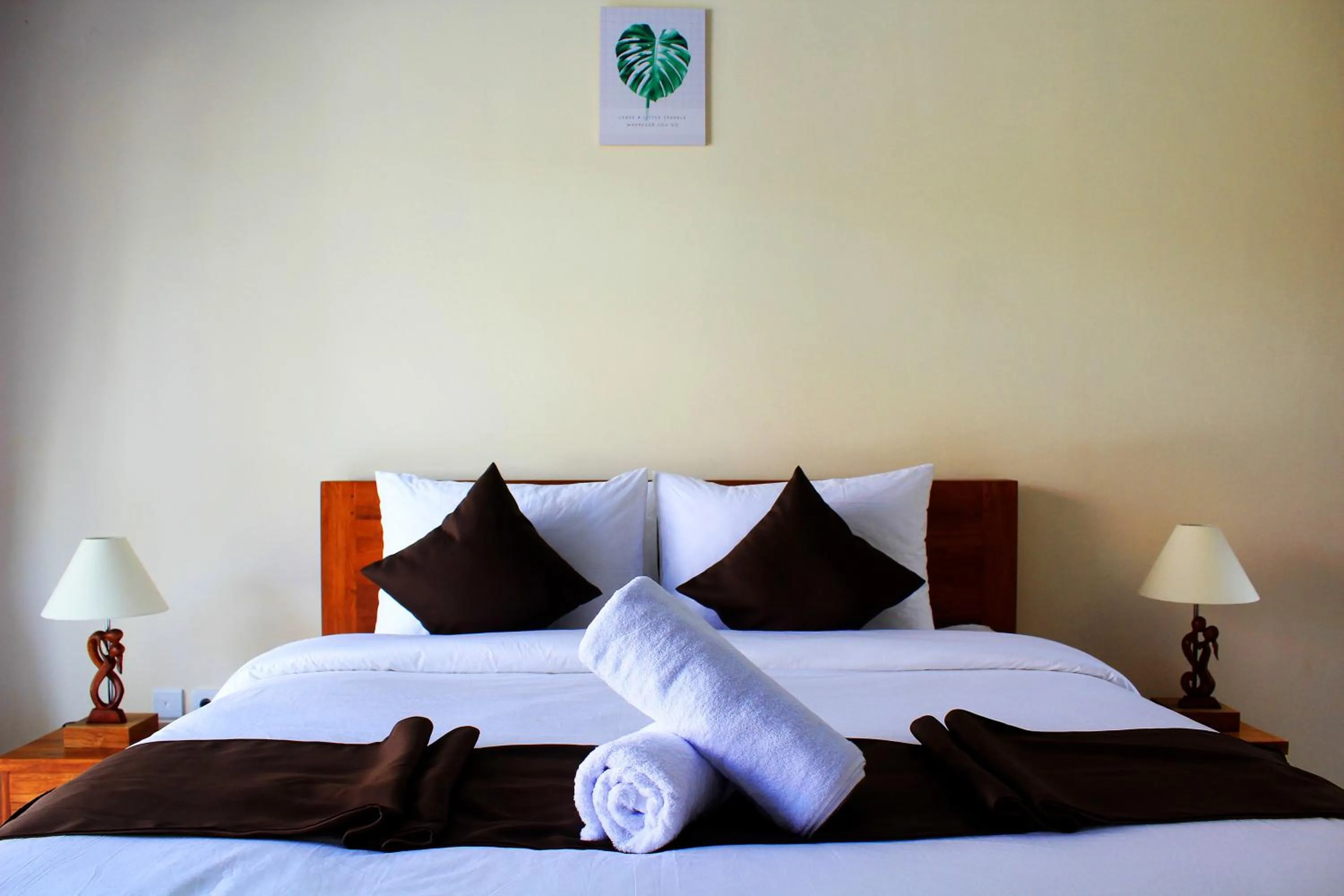 Bed in La Mogi Cottage