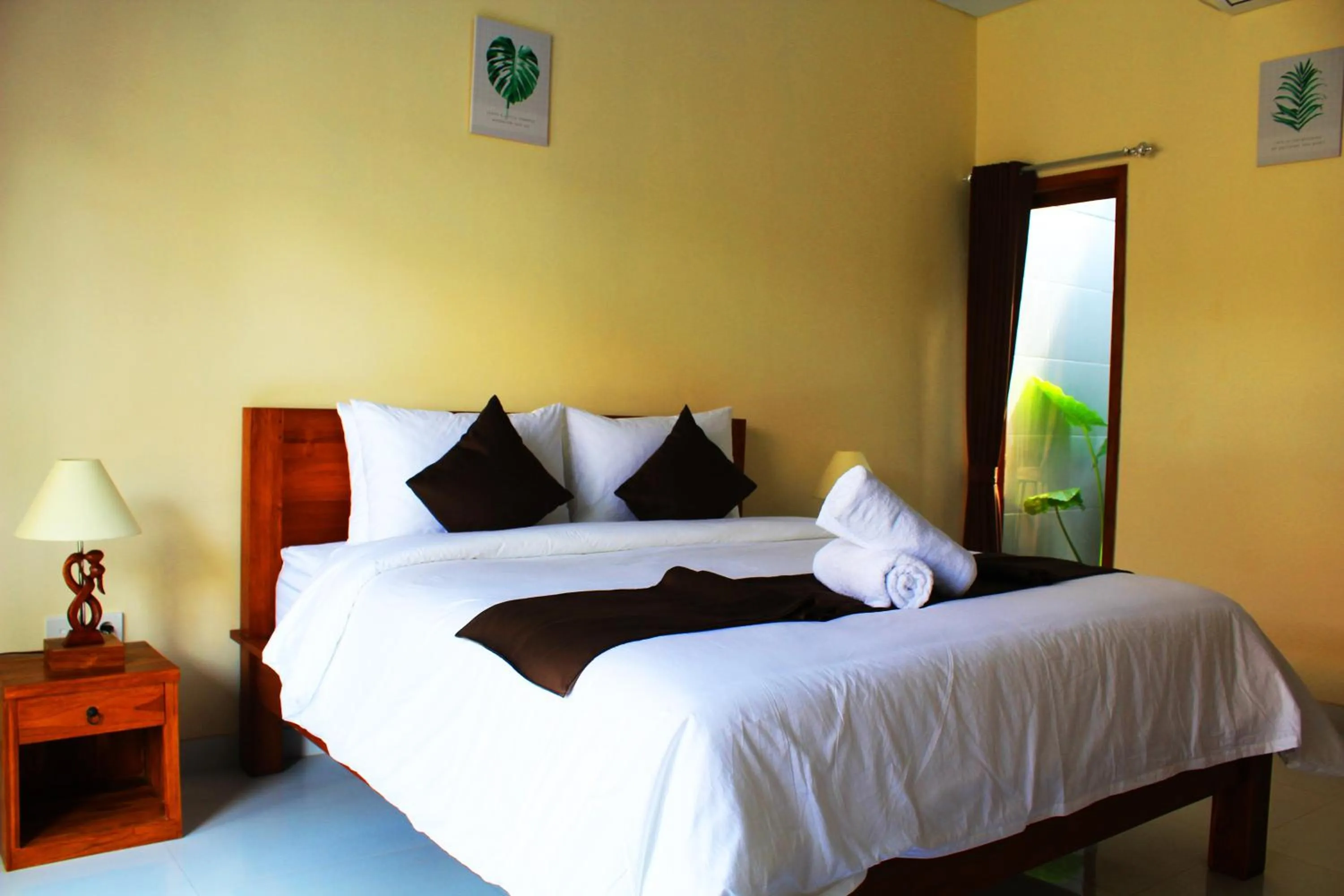 Bed in La Mogi Cottage