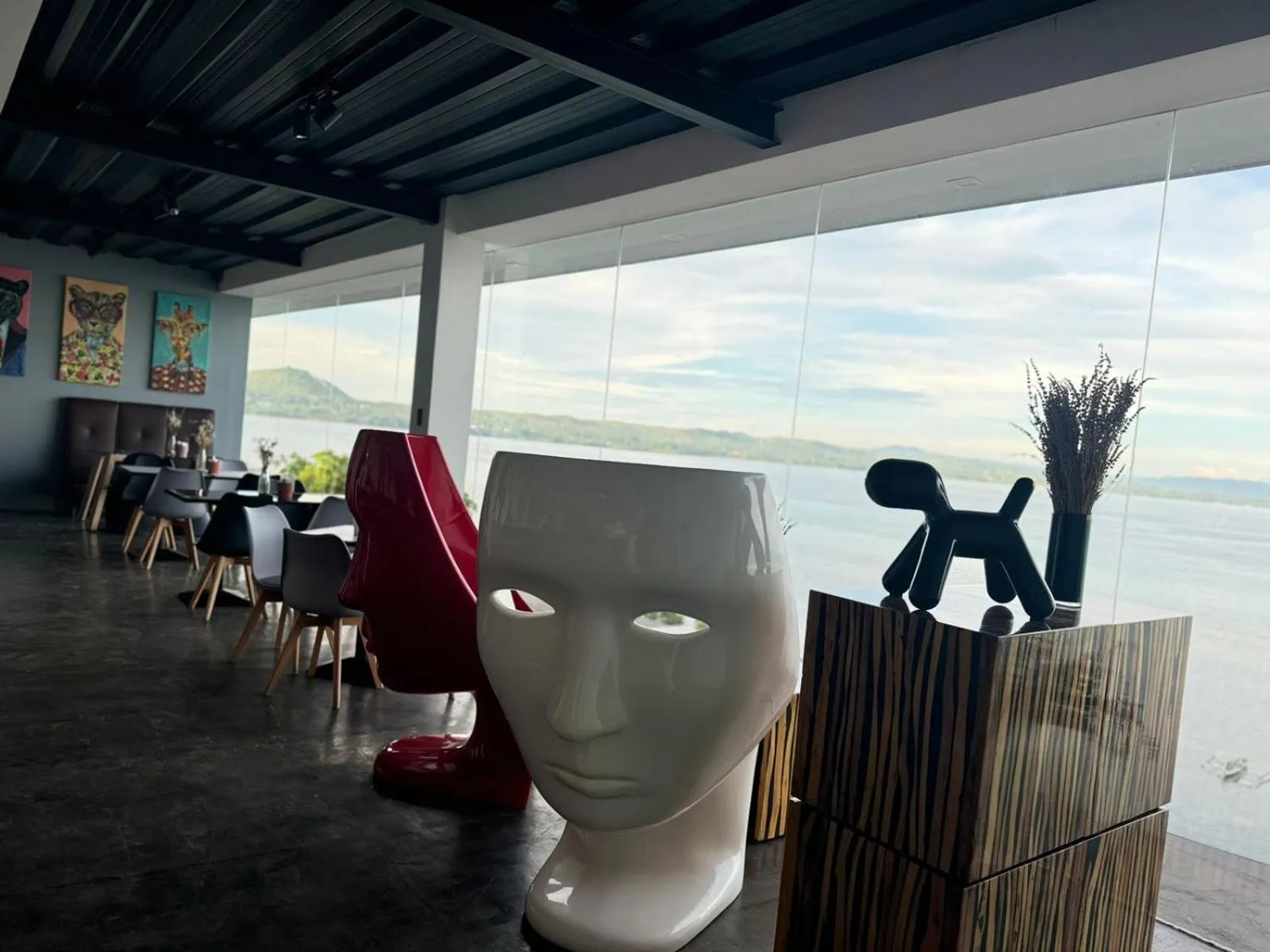 Seating area in Epic Suites Bohol ADULTS ONLY