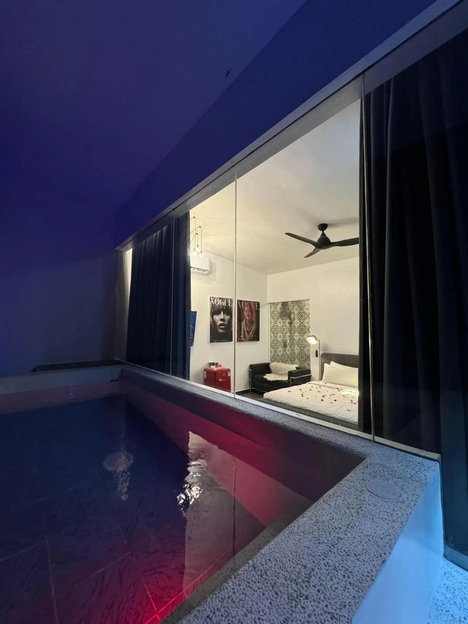 Pool view in Epic Suites Bohol ADULTS ONLY